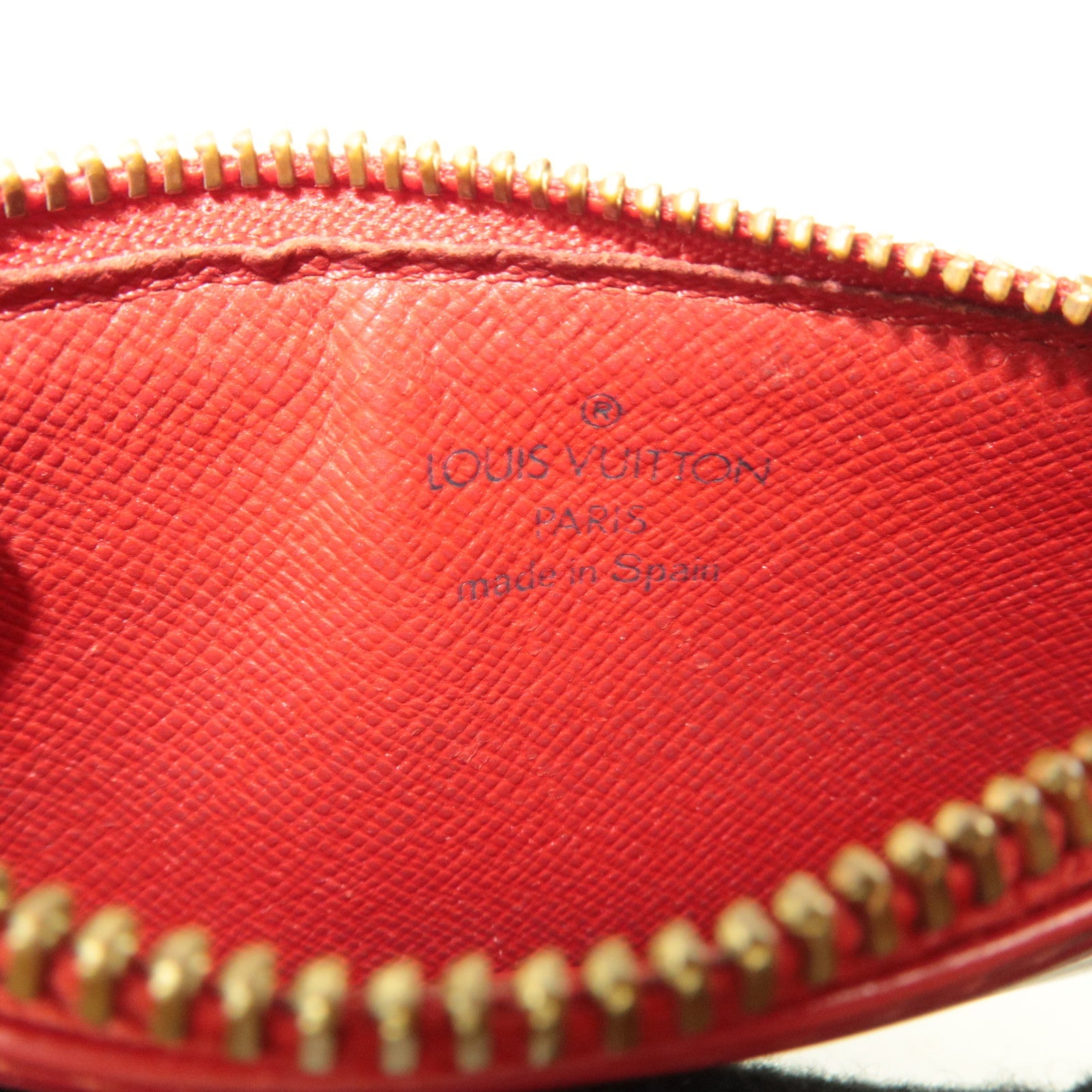 Louis Vuitton Epi Pochette Cles Coin Case Castilian Red M63807