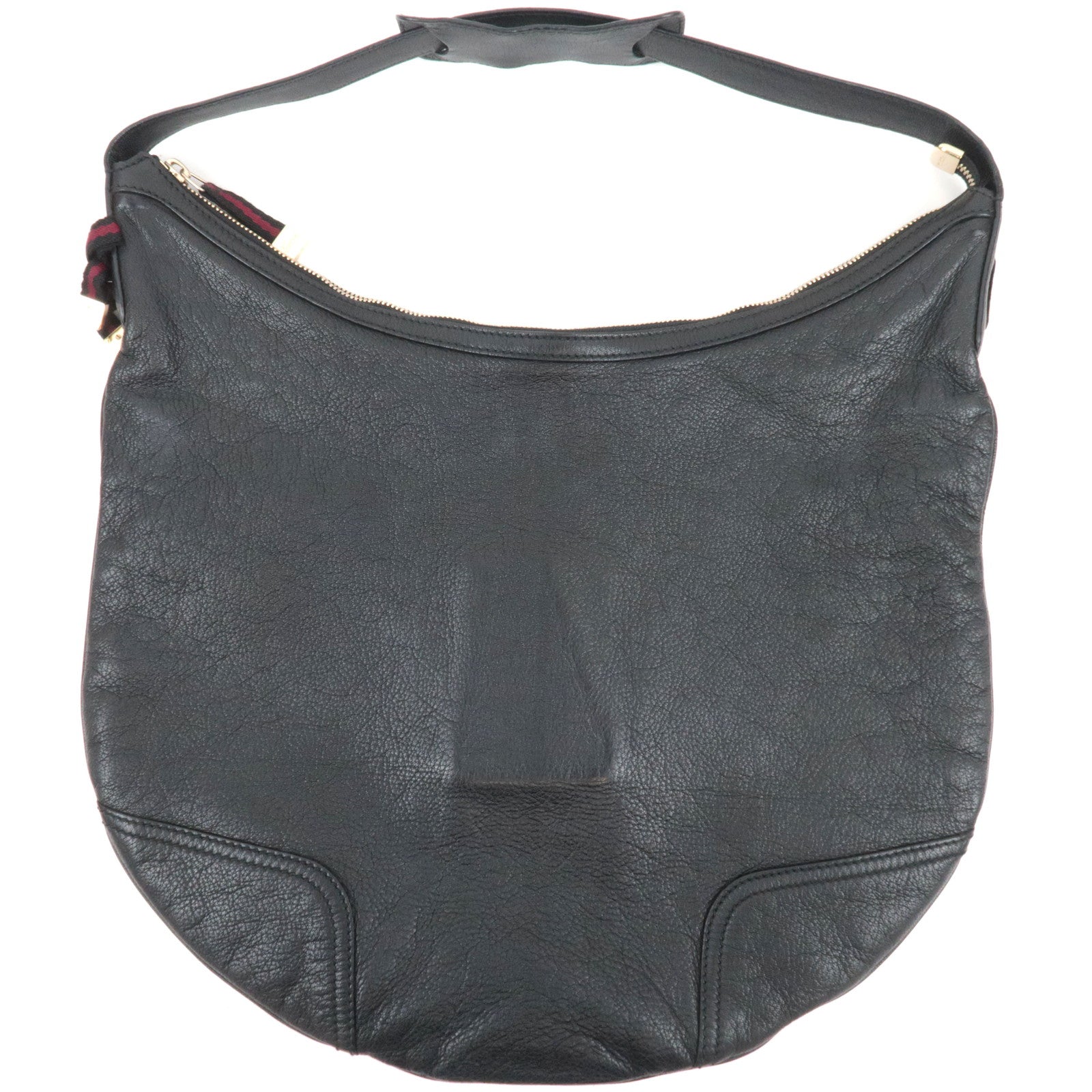 GUCCI Princy Leather Shoulder Bag Black 16288286617