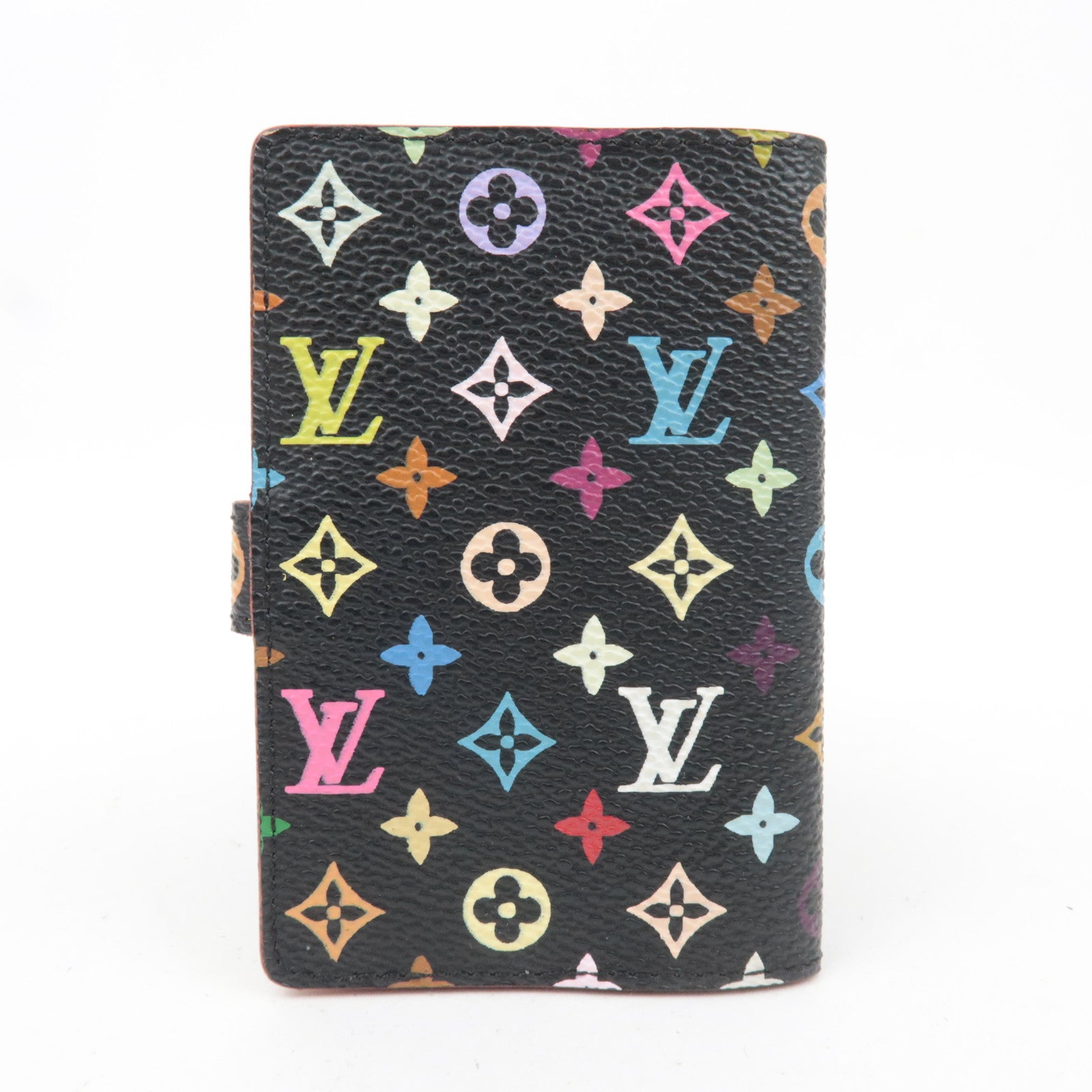 Louis Vuitton Monogram Multicolor Carnet de Val Agenda Mini Planner Cover Noir M92652