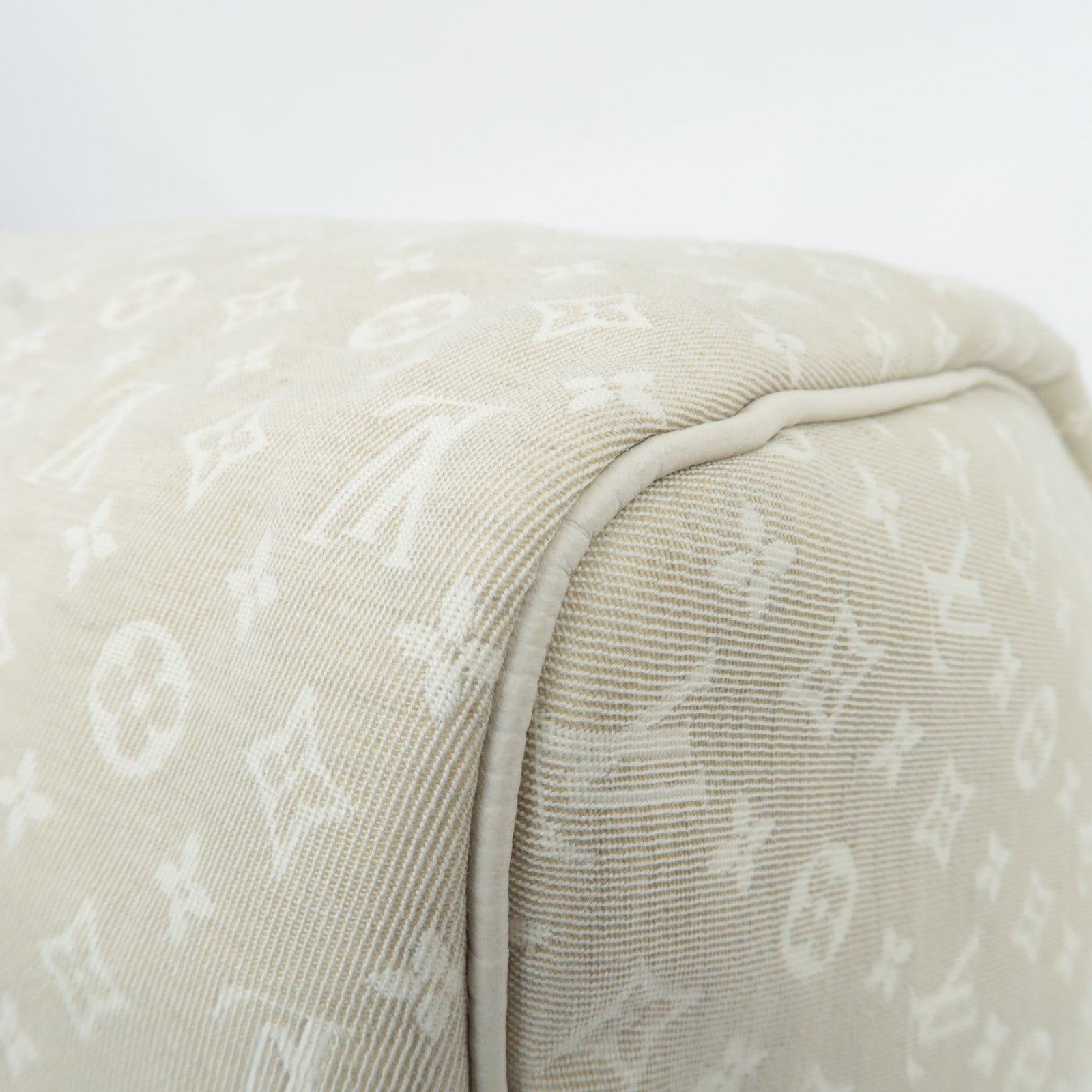 Louis Vuitton Monogram Mini Lin Speedy 30 Handbag Dunne M95319