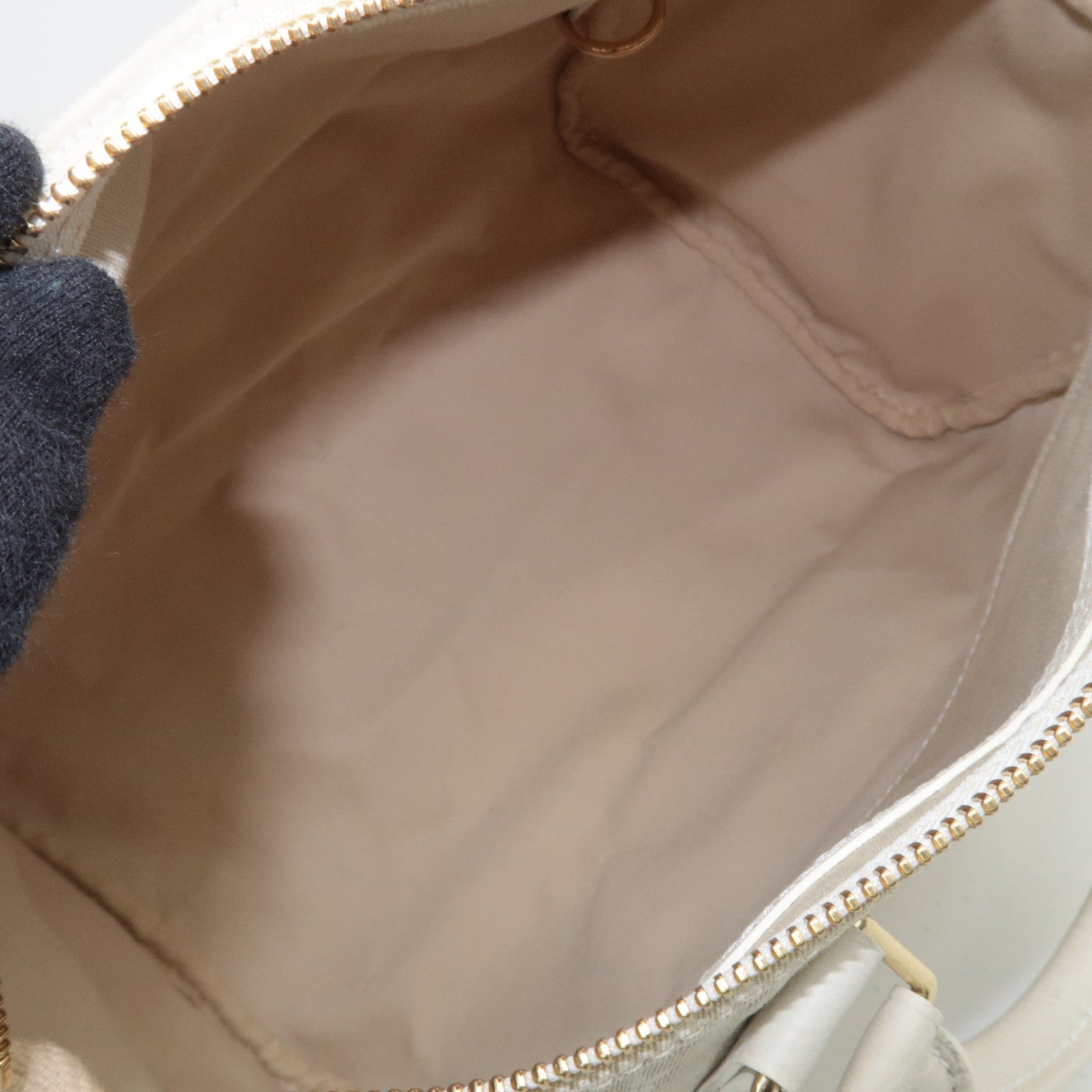 Louis Vuitton Monogram Mini Lin Speedy 30 Handbag Dunne M95319