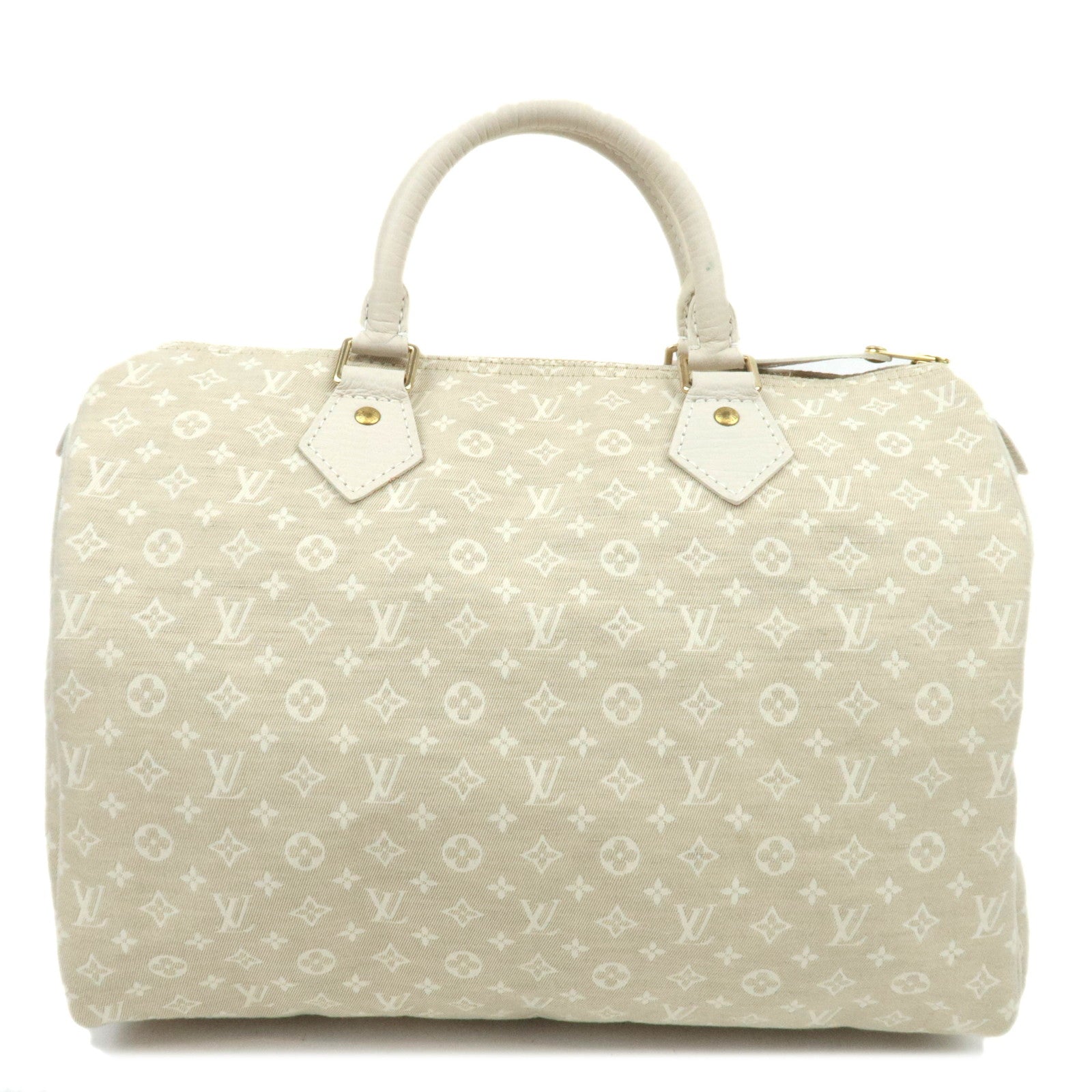 Louis Vuitton Monogram Mini Lin Speedy 30 Handbag Dunne M9531986672