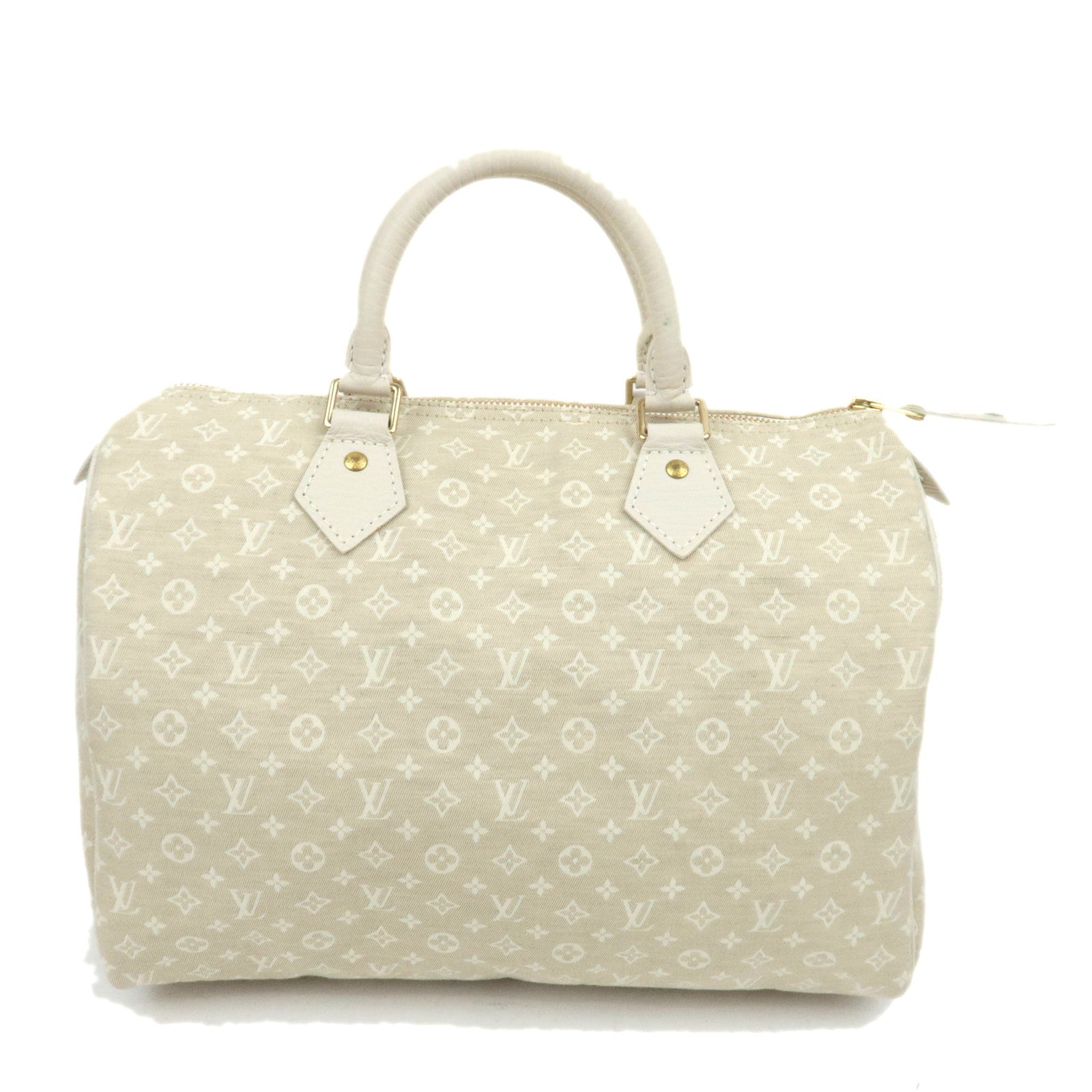 Louis Vuitton Monogram Mini Lin Speedy 30 Handbag Dunne M95319