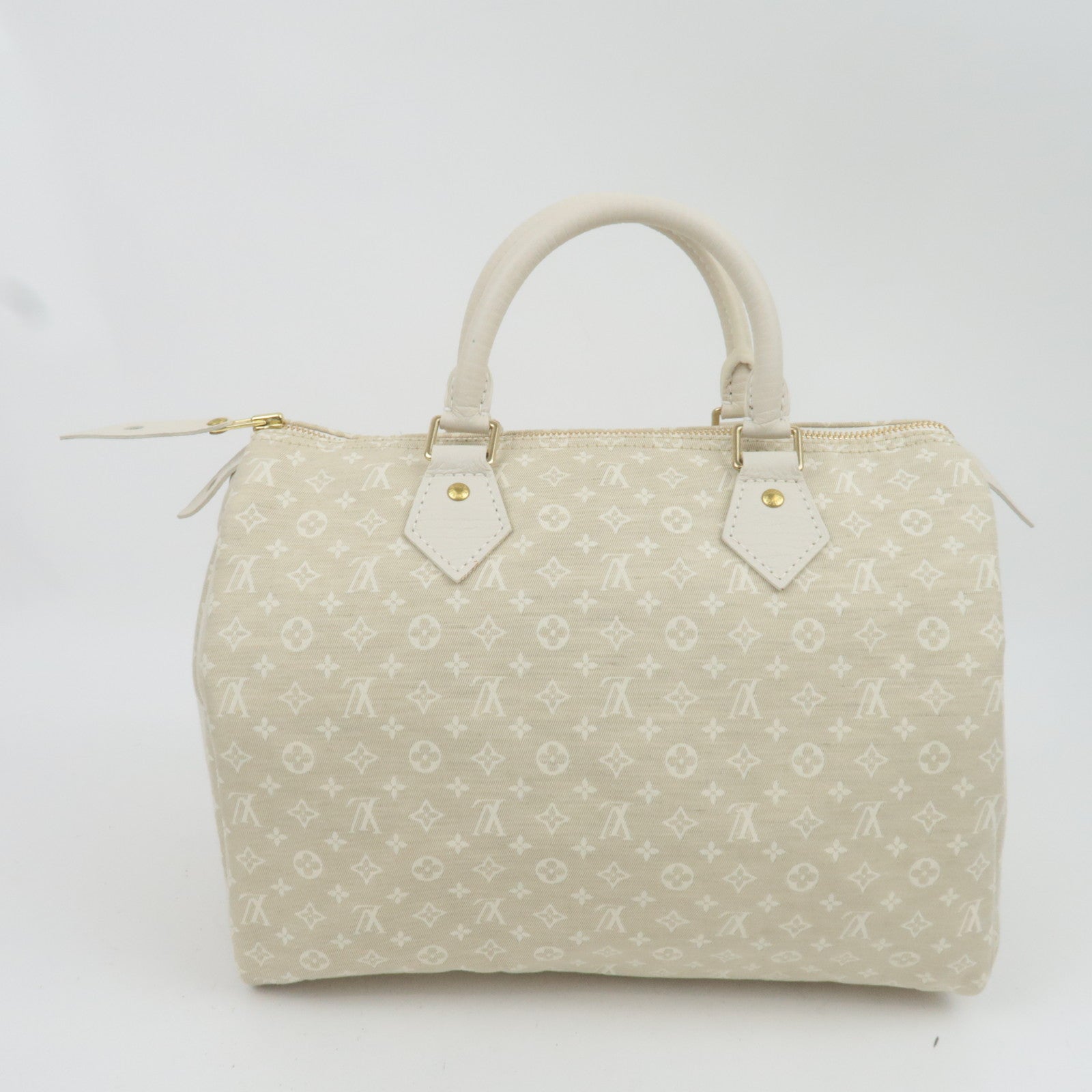 Louis Vuitton Monogram Mini Lin Speedy 30 Handbag Dunne M95319