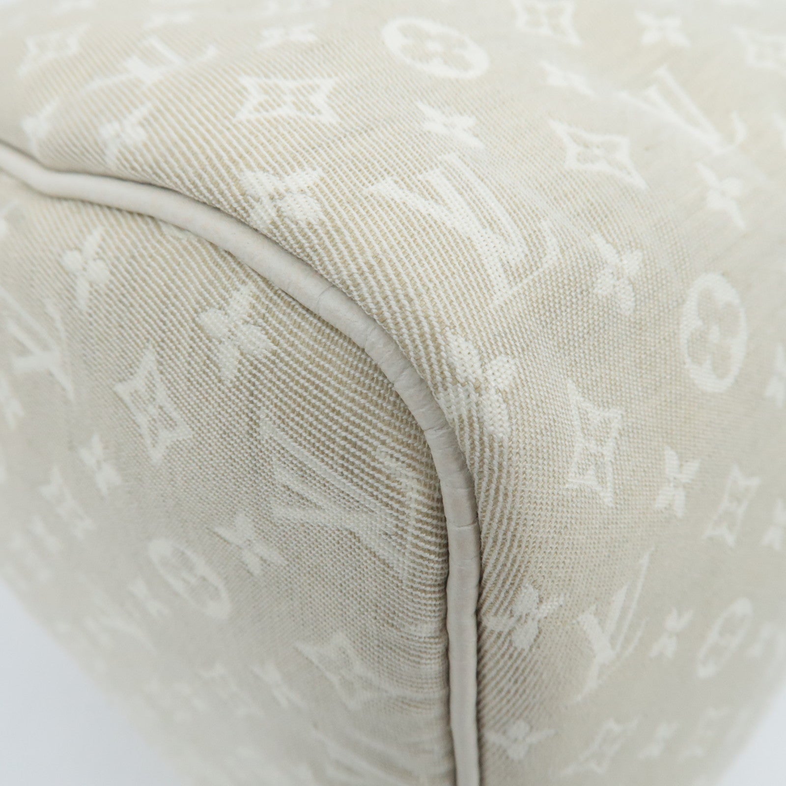 Louis Vuitton Monogram Mini Lin Speedy 30 Handbag Dunne M95319