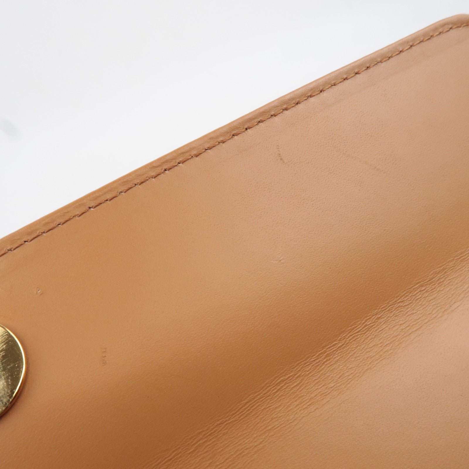 SAINT LAURENT YSL Logo Leather Handbag Black Brown