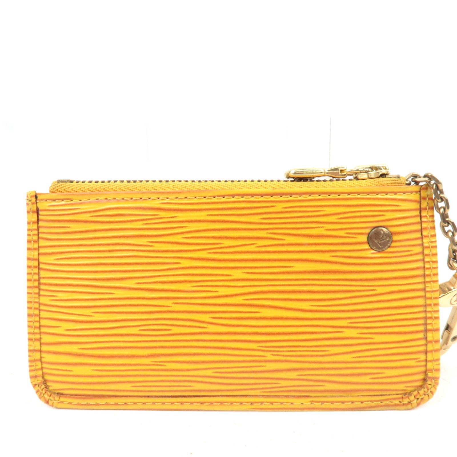 Louis Vuitton Epi Pochette Cles Coin Case Tassili Yellow M63809