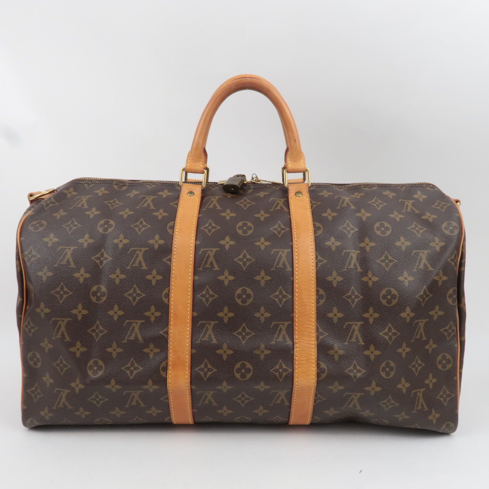 Louis Vuitton Monogram Keepall Bandouliere 50 Travel Bag M41416
