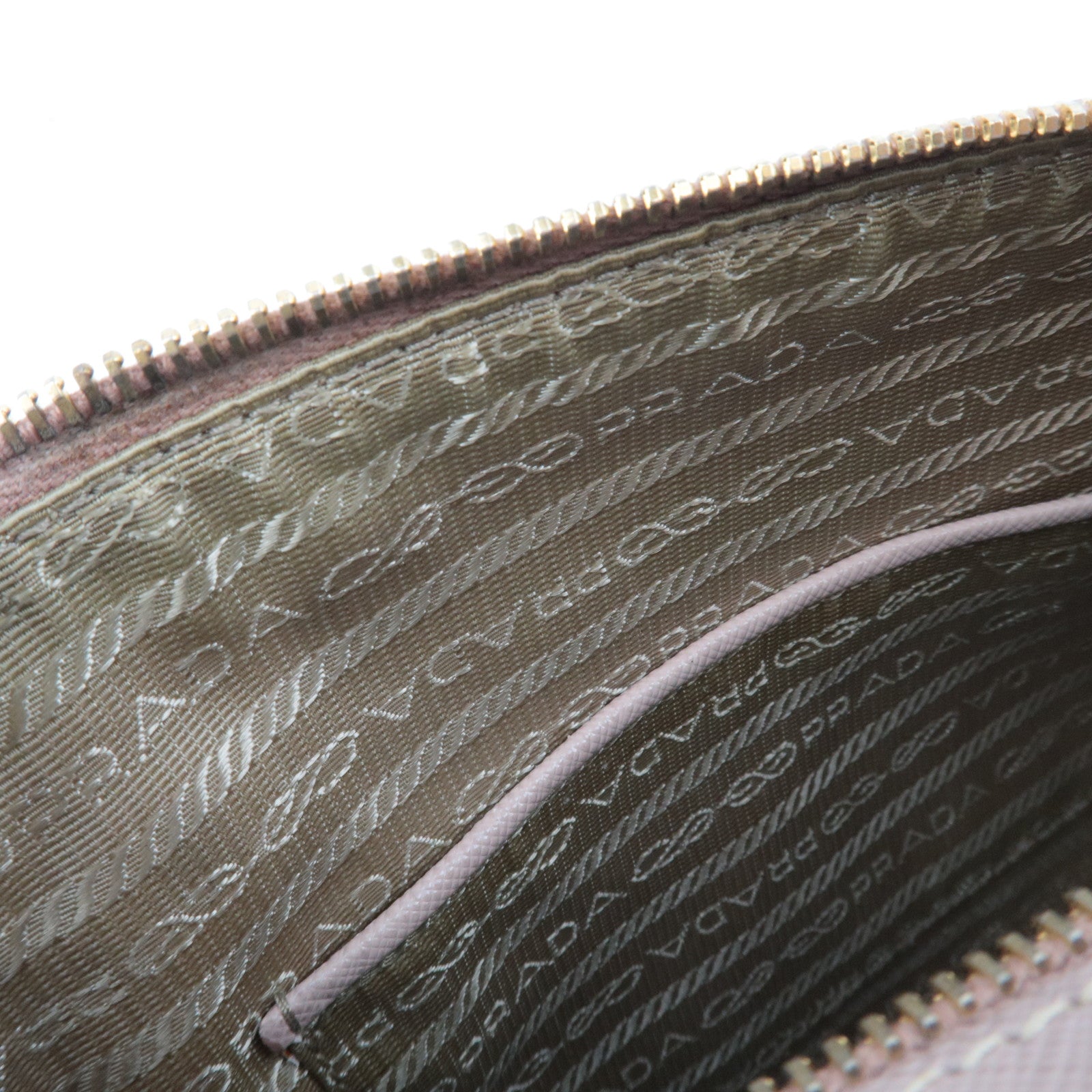 PRADA Galleria Saffiano Leather 2Way Small Boston Bag Pink Beige 1M1132