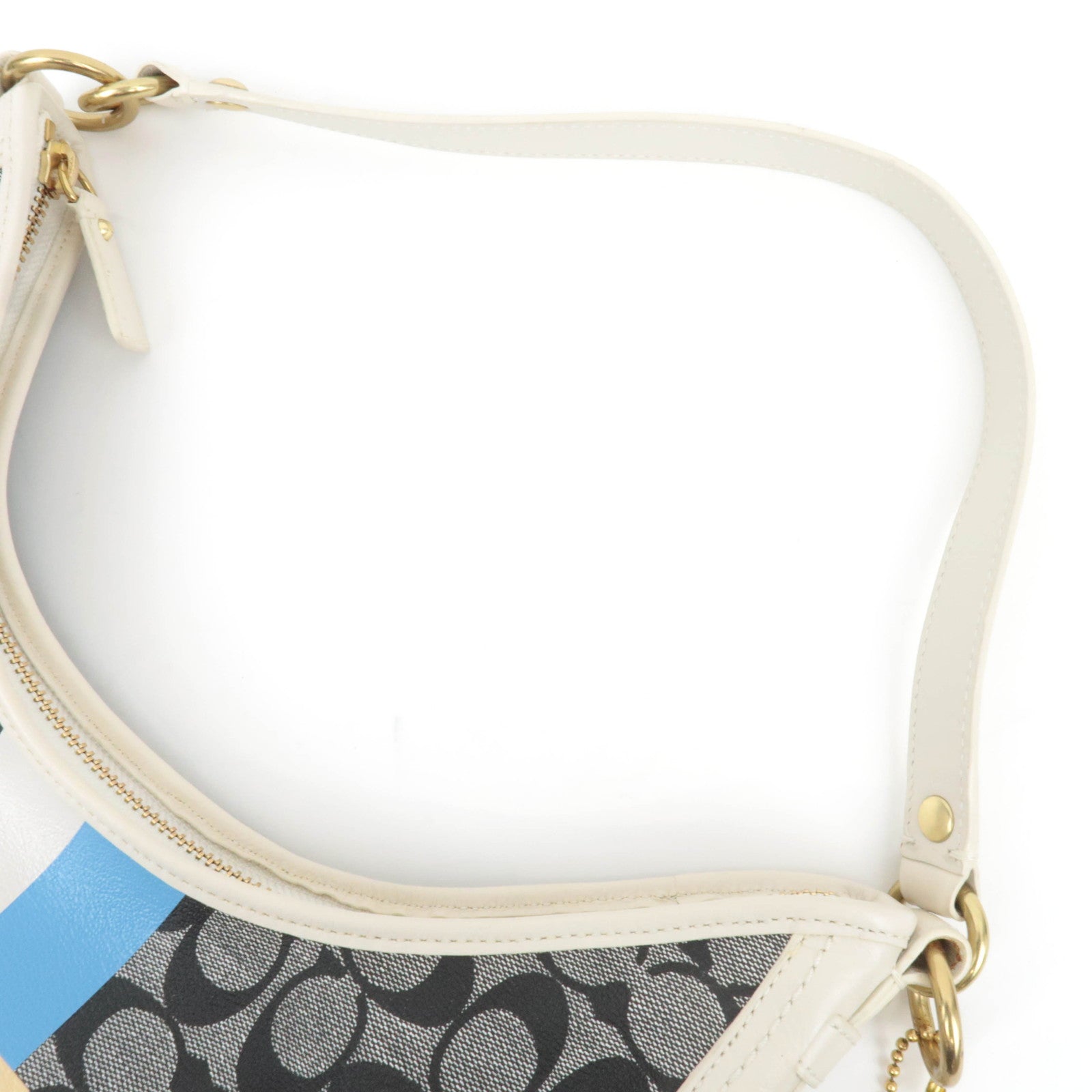 COACH Signature PVC Leather Shoulder Bag 13193 *Dust bag