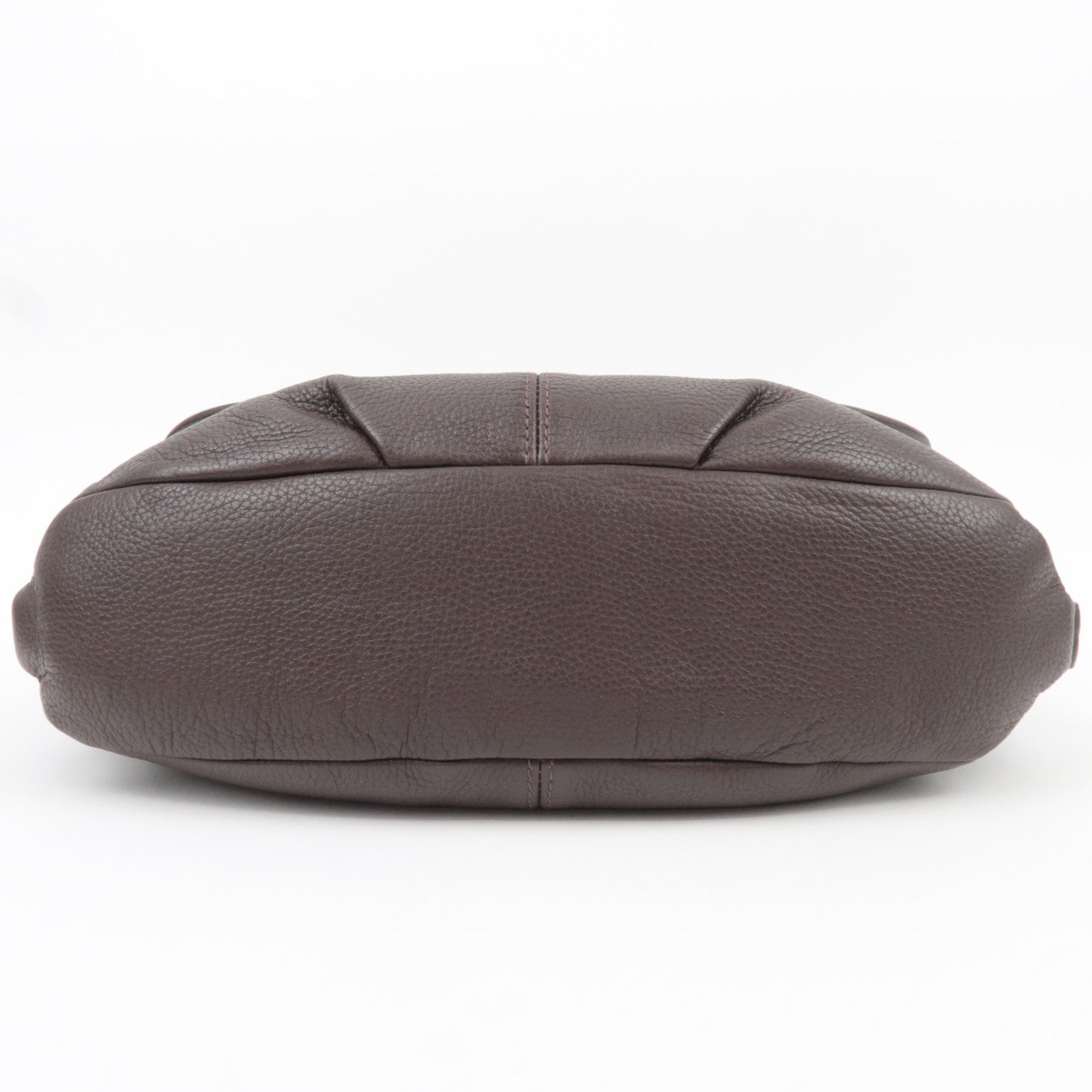 COACH Leather Shoulder Bag Brown F15170