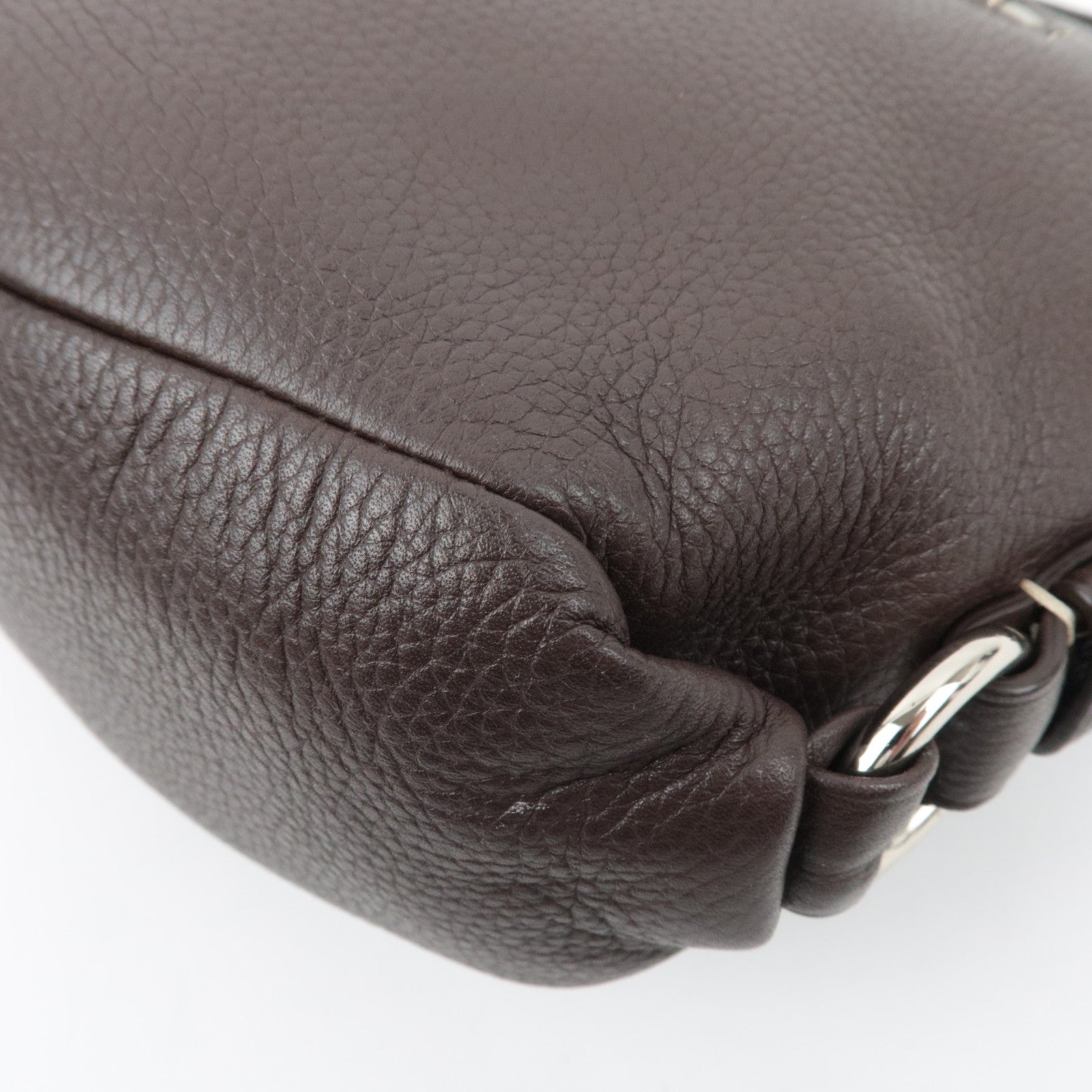 COACH Leather Shoulder Bag Brown F15170