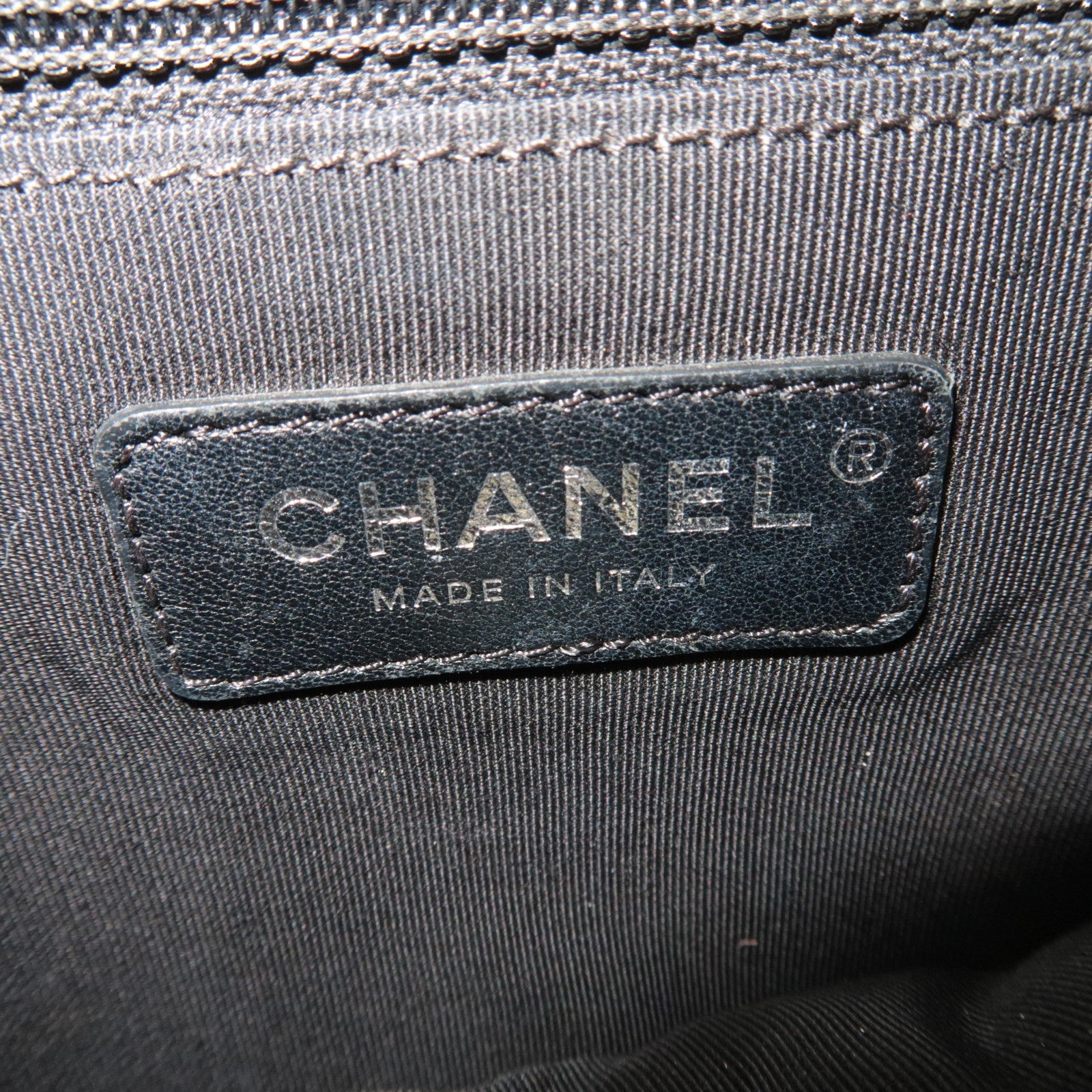 CHANEL Matelasse Lambskin Backpack Red Multicolor