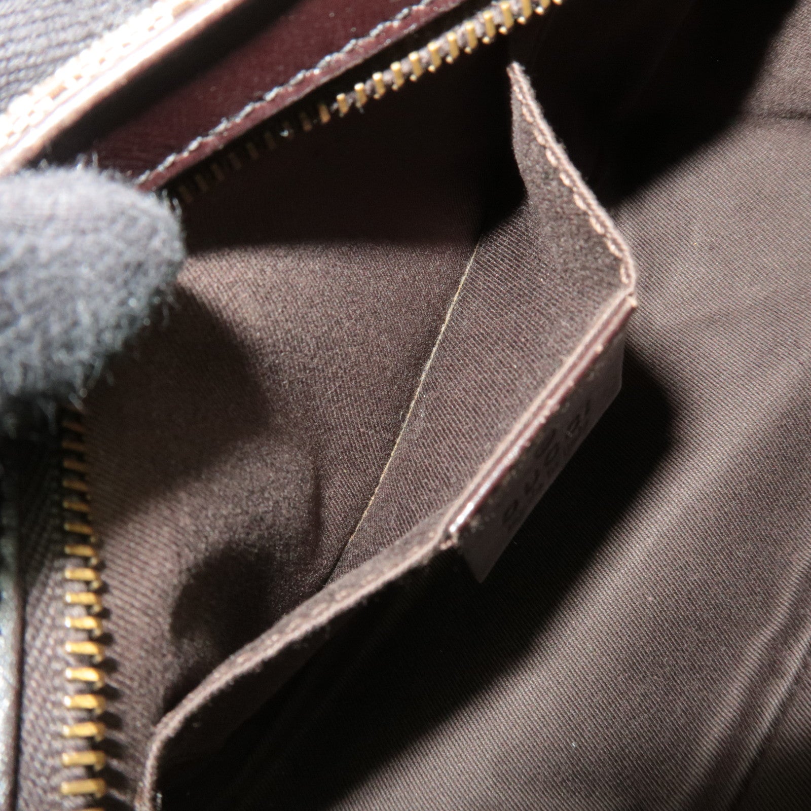 GUCCI Shoulder Bag GG Canvas Leather Beige Brown 106644