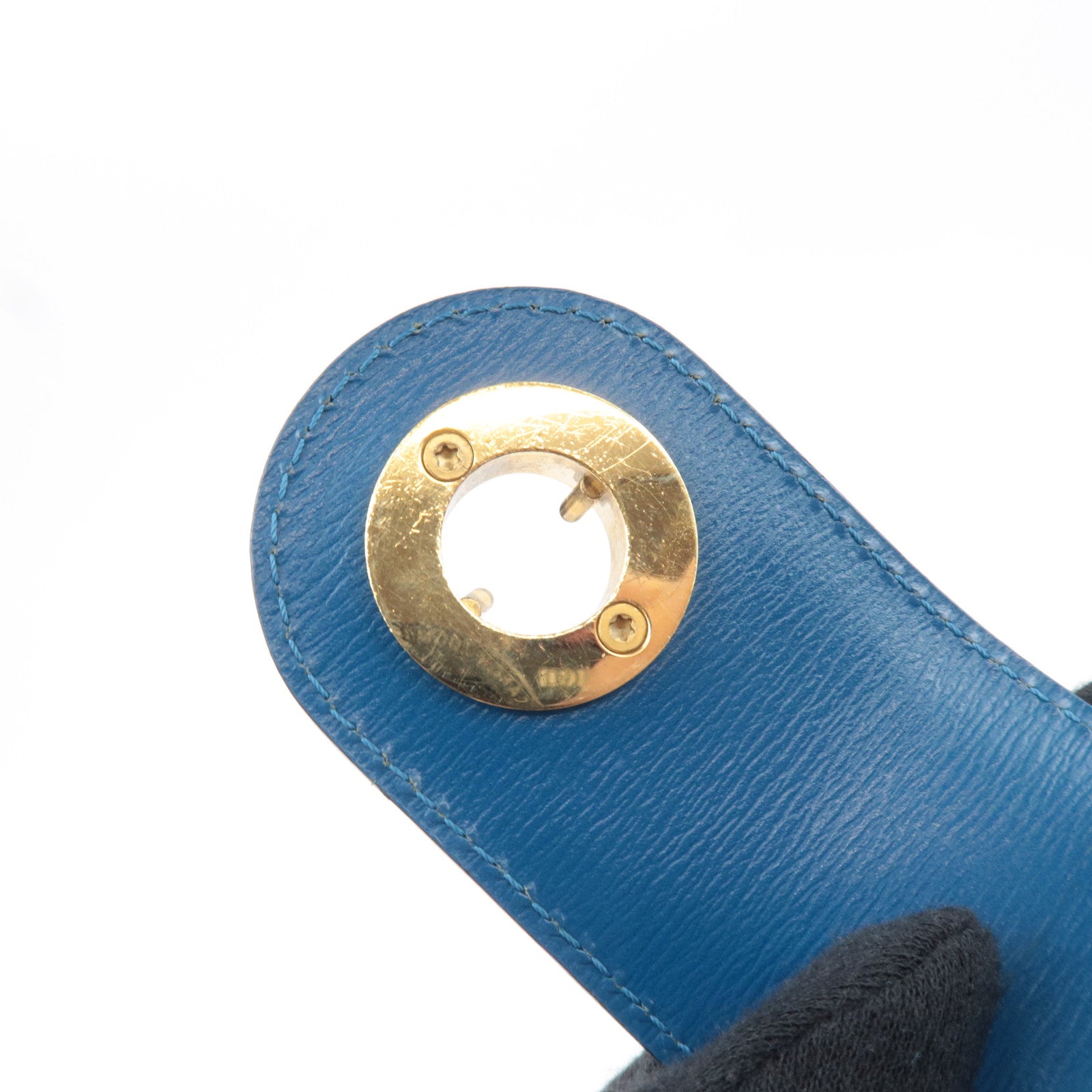 Louis Vuitton Epi Cluny Shoulder Bag Toledo Blue M52255