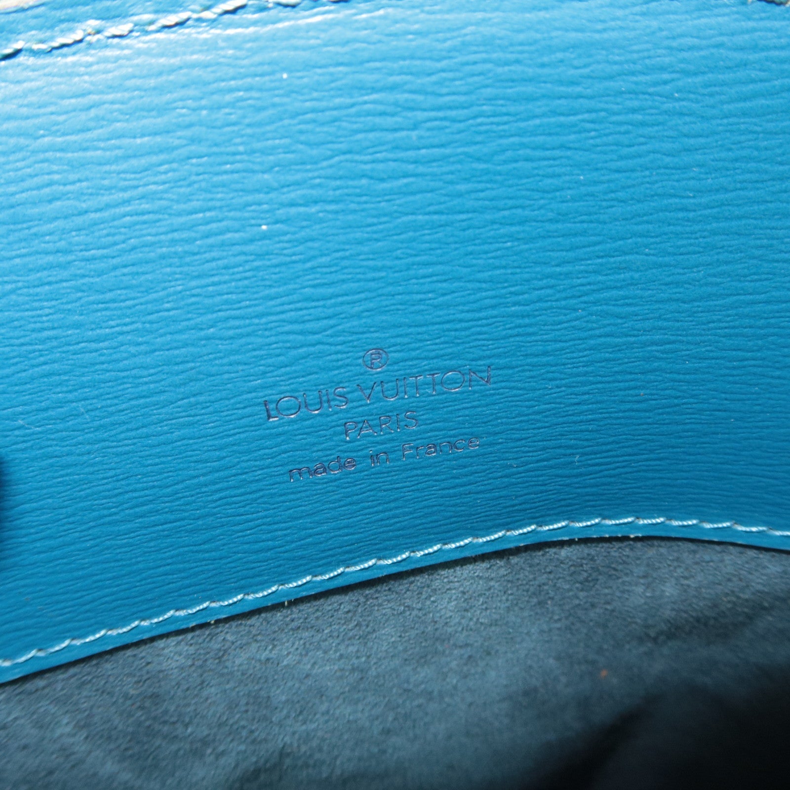 Louis Vuitton Epi Cluny Shoulder Bag Toledo Blue M52255