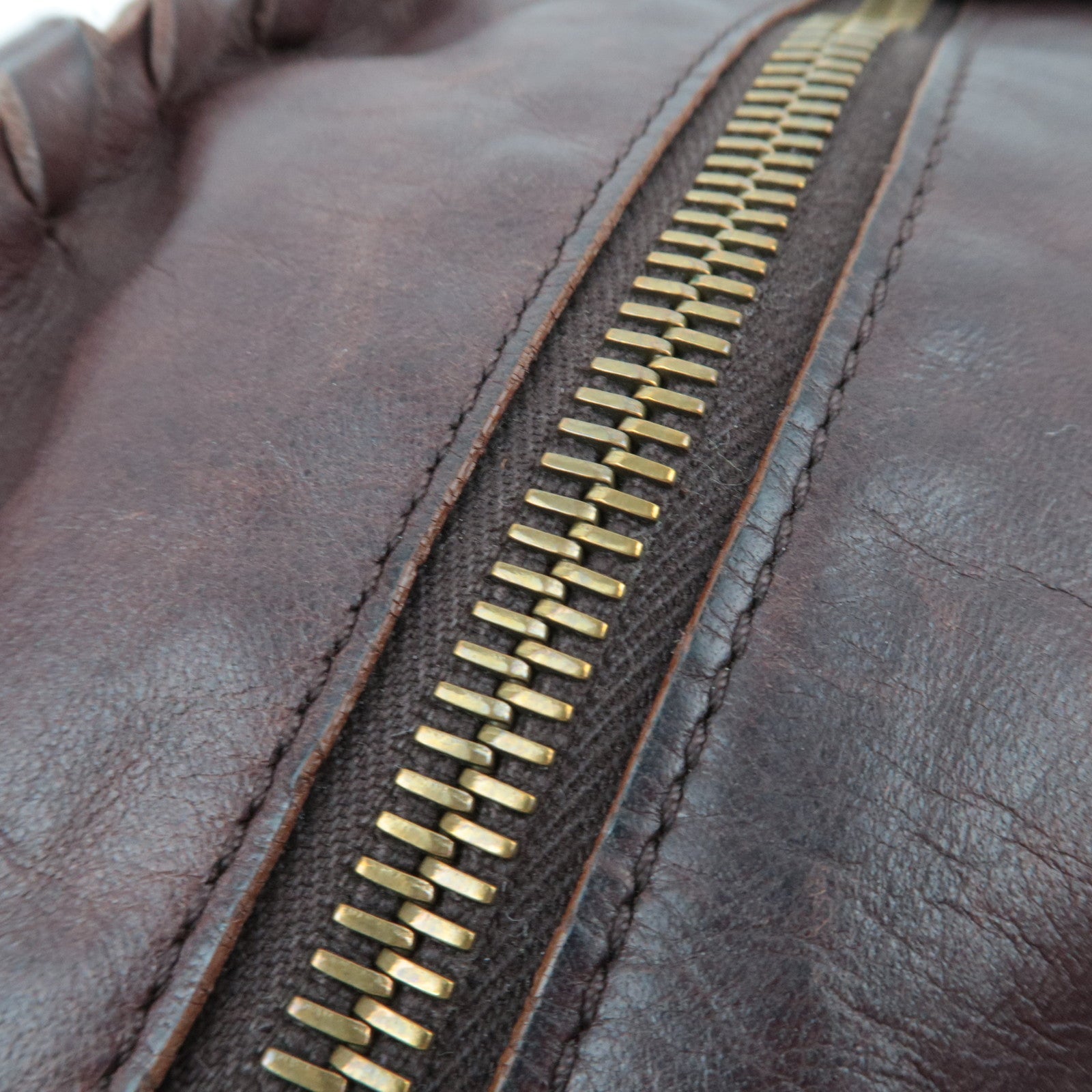 Chloe Silverado Leather Handbag Brown