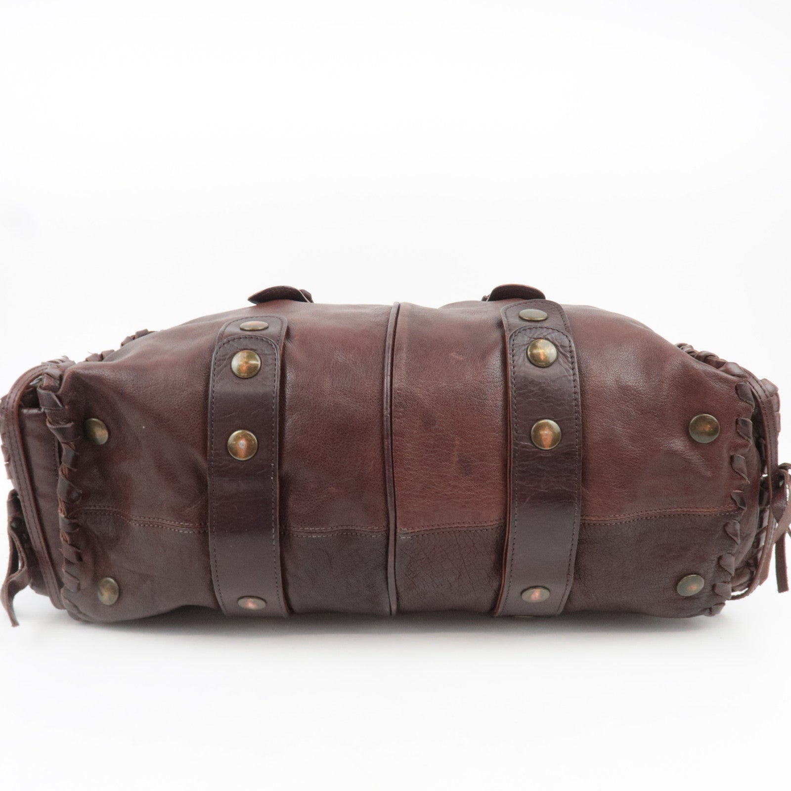 Chloe Silverado Leather Handbag Brown