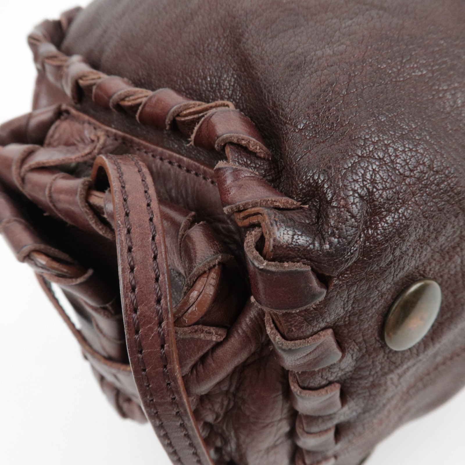 Chloe Silverado Leather Handbag Brown