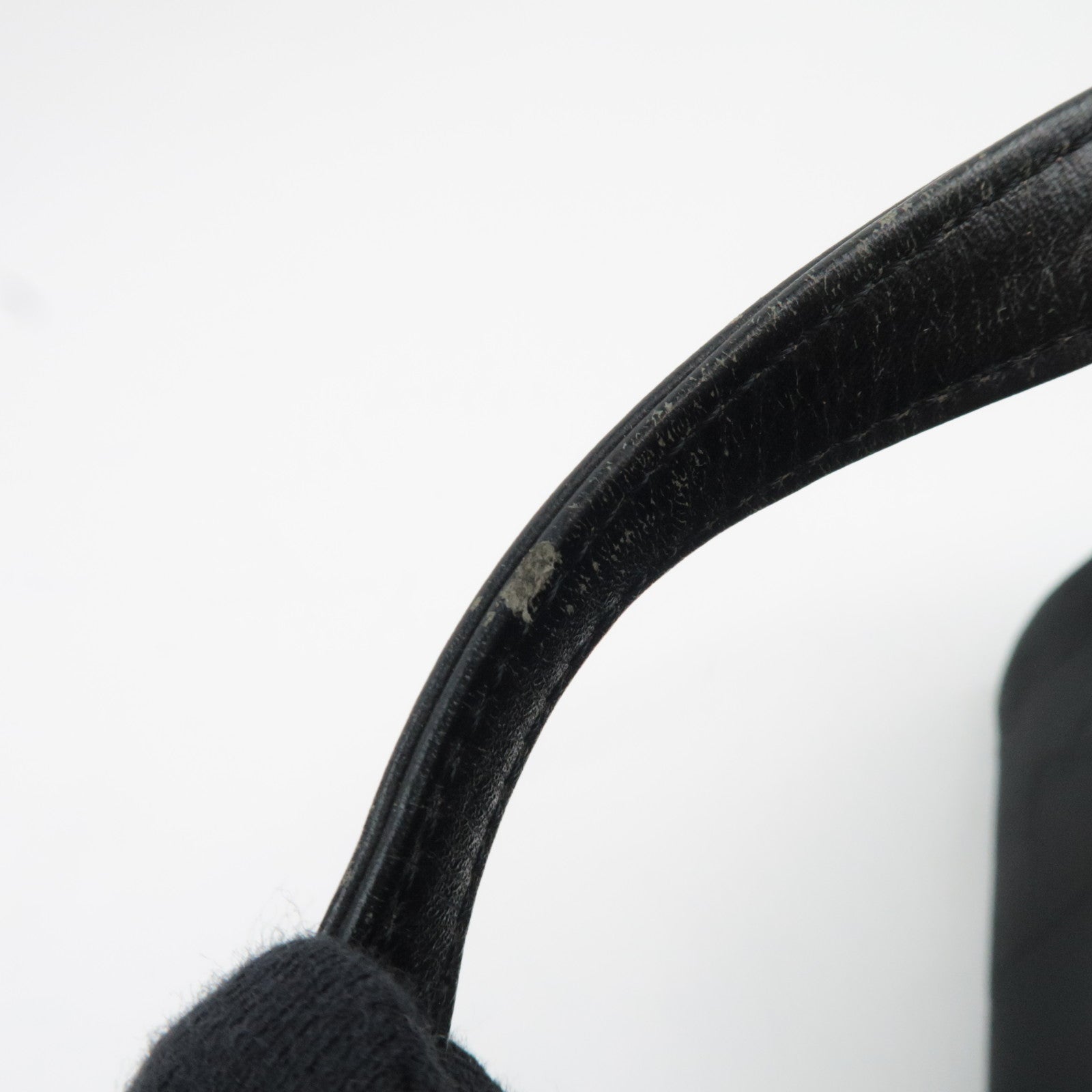 SAINT LAURENT YSL Nylon Leather Handbag Black