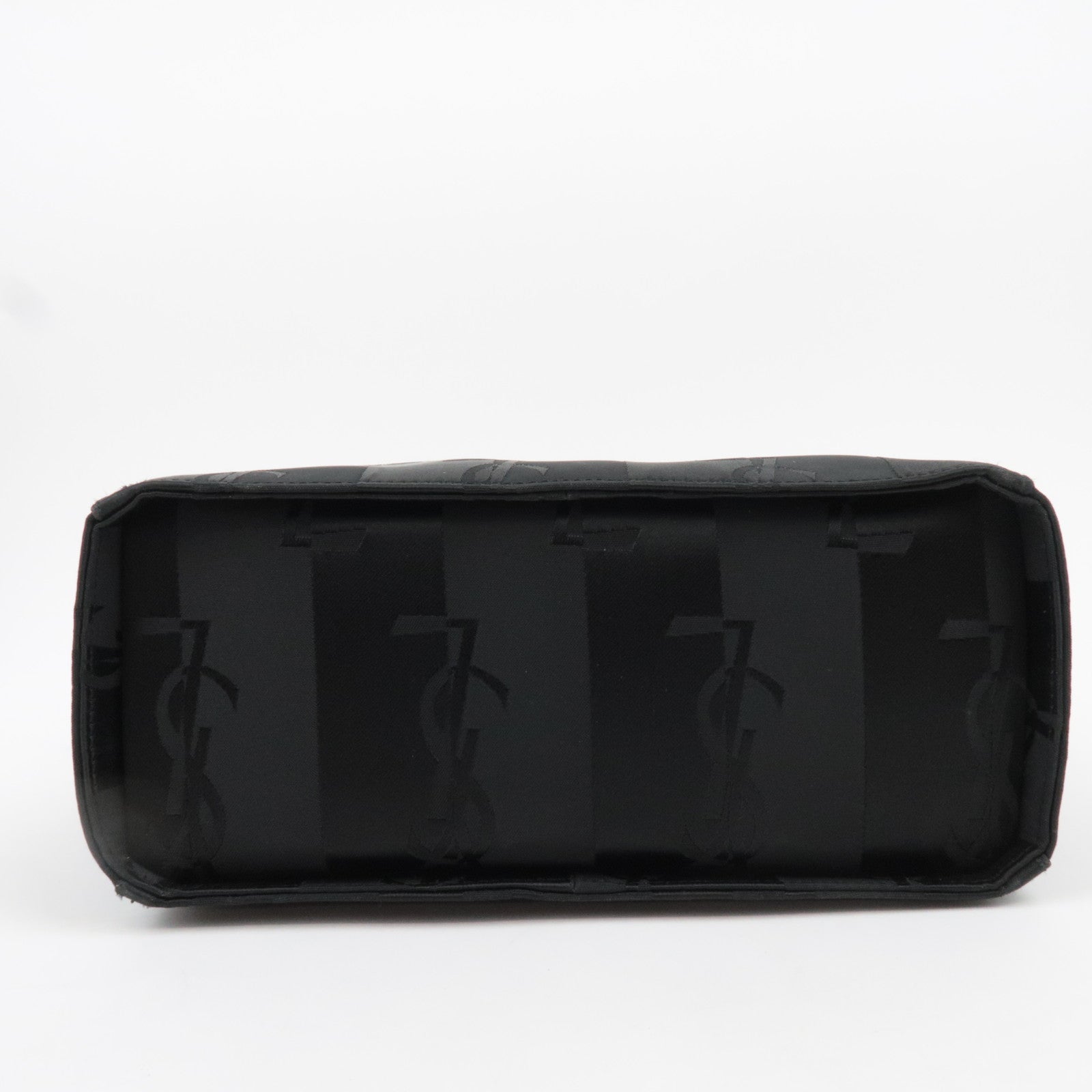 SAINT LAURENT YSL Nylon Leather Handbag Black