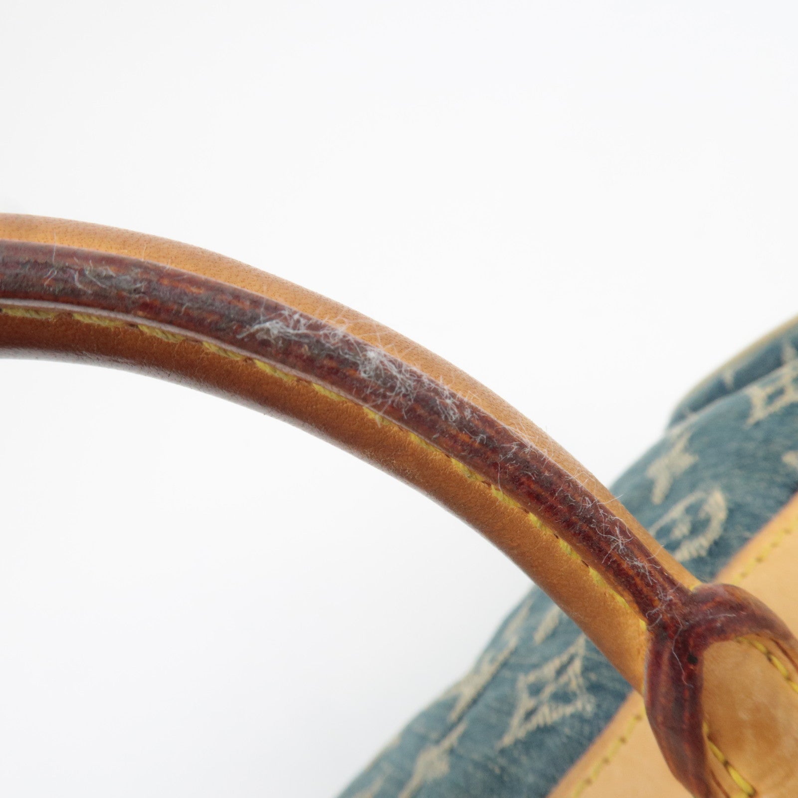 Louis Vuitton Monogram Denim Neo Speedy Handbag Blue M95019