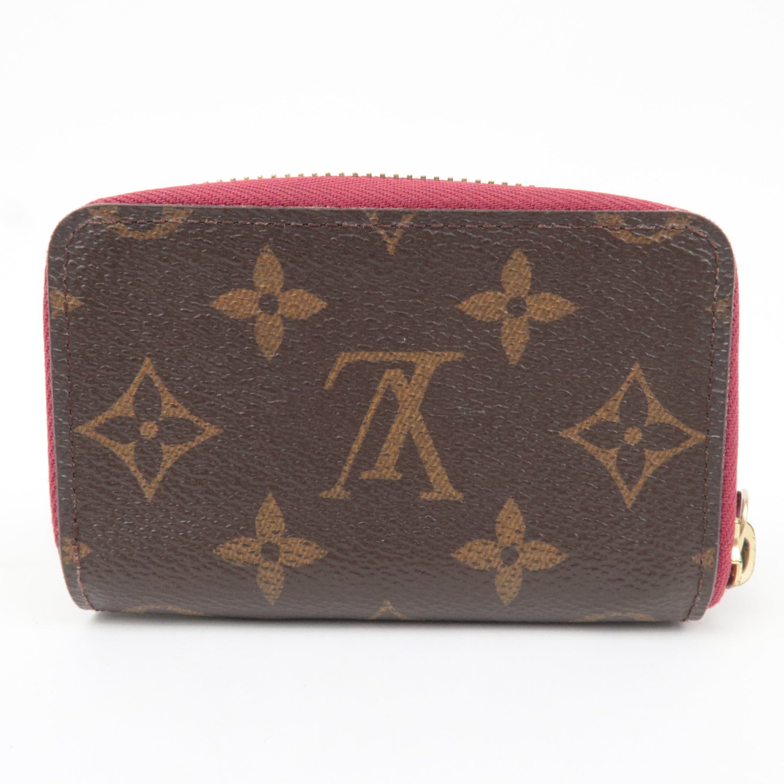 Louis Vuitton Monogram Multi Cartes Coin Case Fuchsia M61299