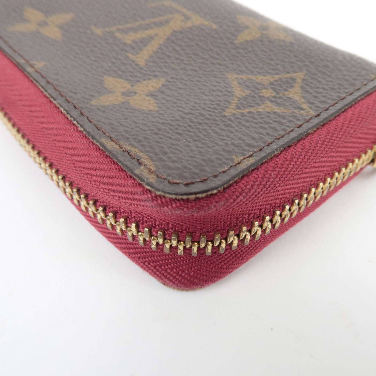Louis Vuitton Monogram Multi Cartes Coin Case Fuchsia M61299