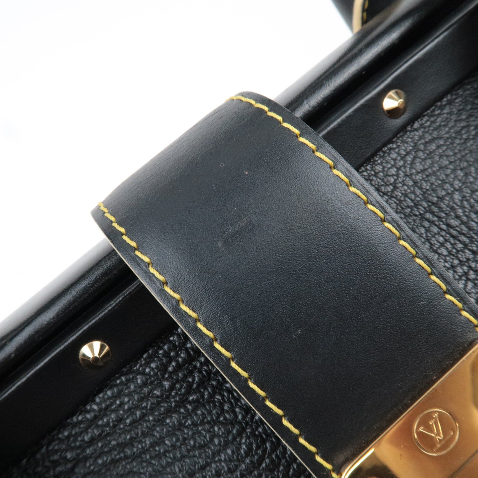 Louis Vuitton Suhali Angenieux PM Handbag Noir M91805