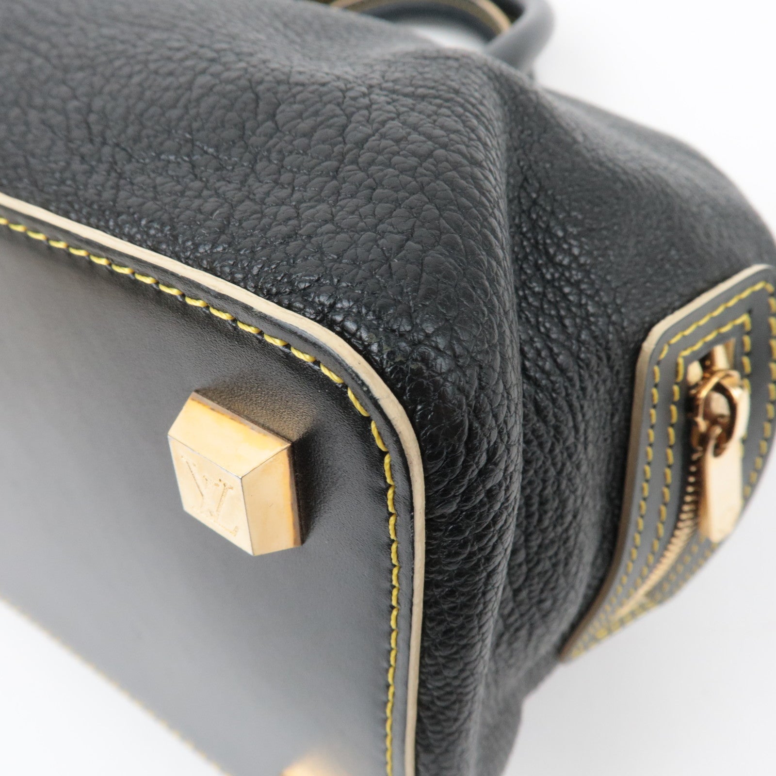 Louis Vuitton Suhali Angenieux PM Handbag Noir M91805