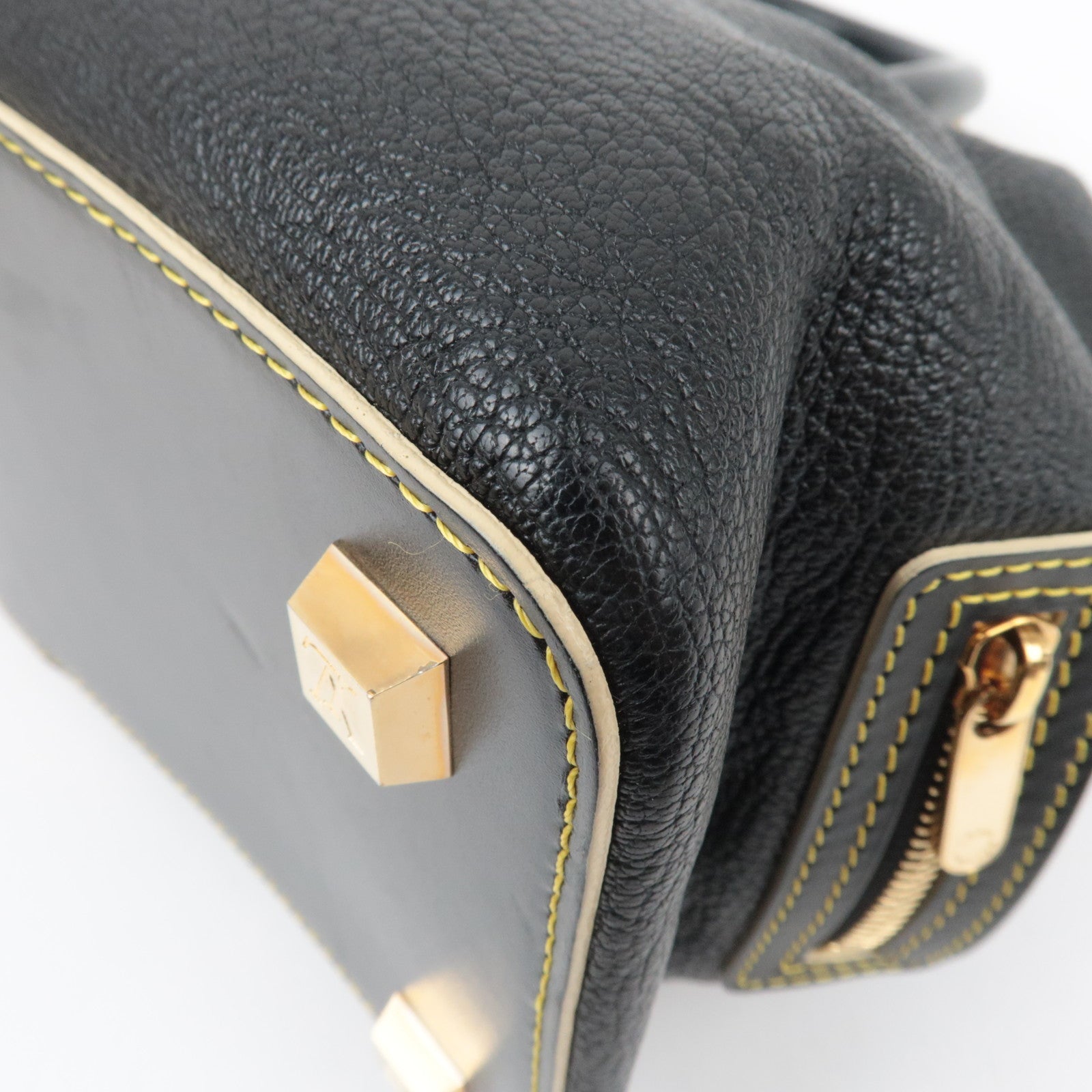 Louis Vuitton Suhali Angenieux PM Handbag Noir M91805