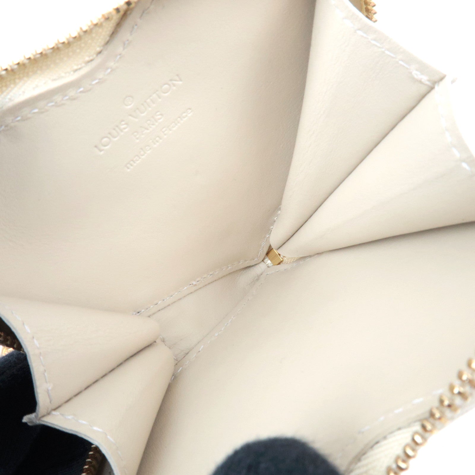 Louis Vuitton Monogram Vernis Leopard Porte Monnaie Coeur Coin Case Broncorail M91473