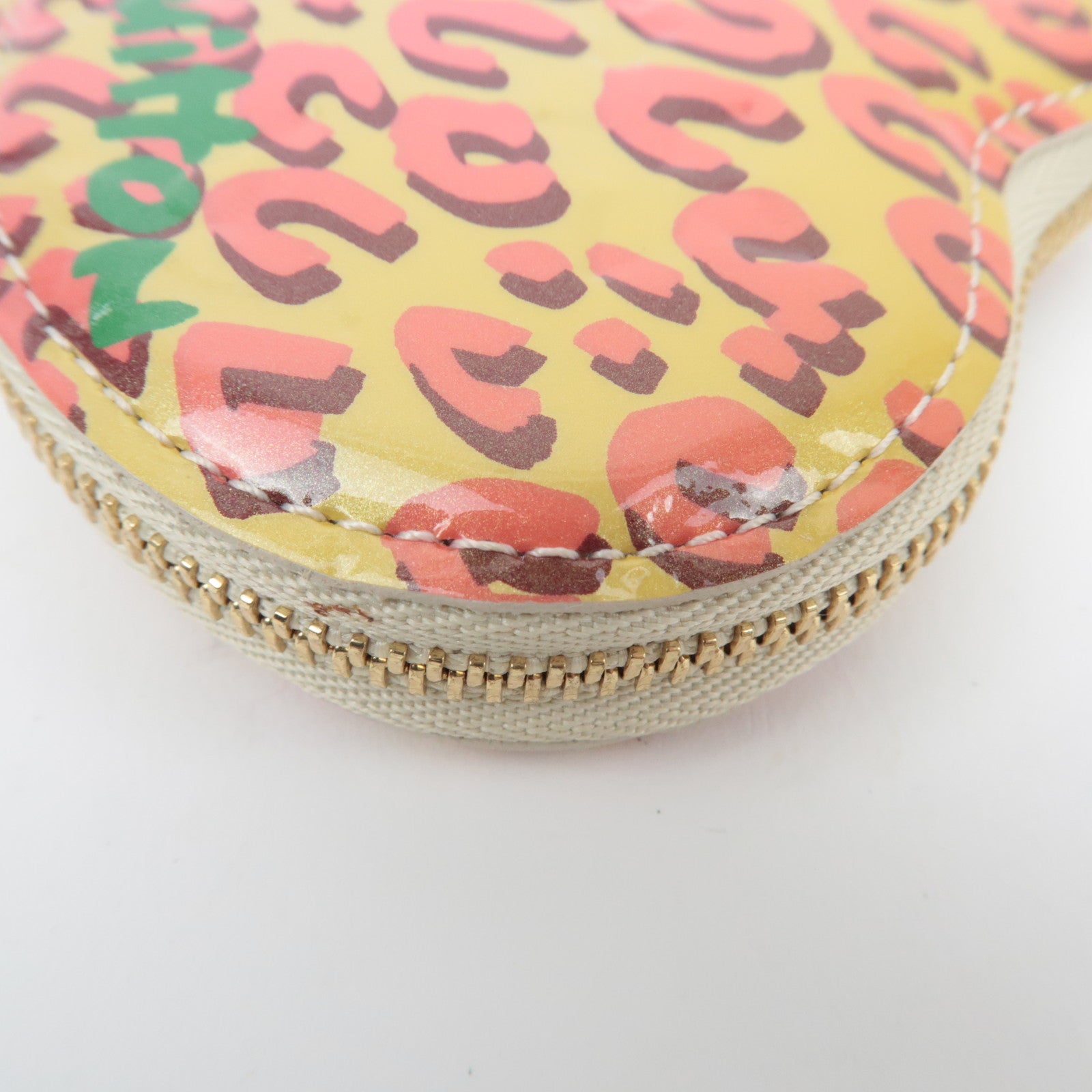 Louis Vuitton Monogram Vernis Leopard Porte Monnaie Coeur Coin Case Broncorail M91473