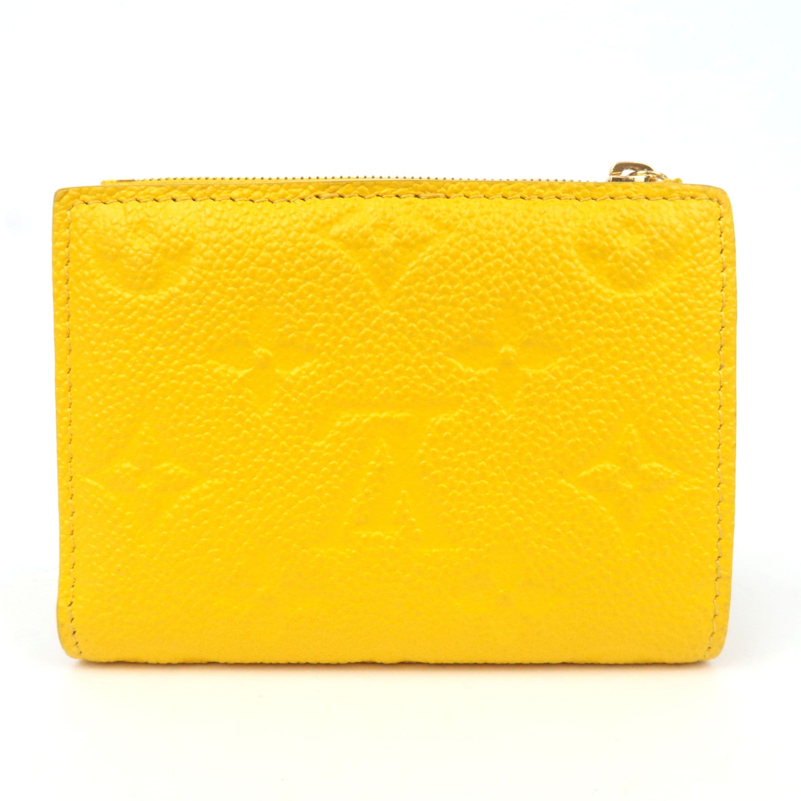 Louis Vuitton Monogram Empreinte Portefeuille Lisa Wallet Ginkgo Yellow M13579