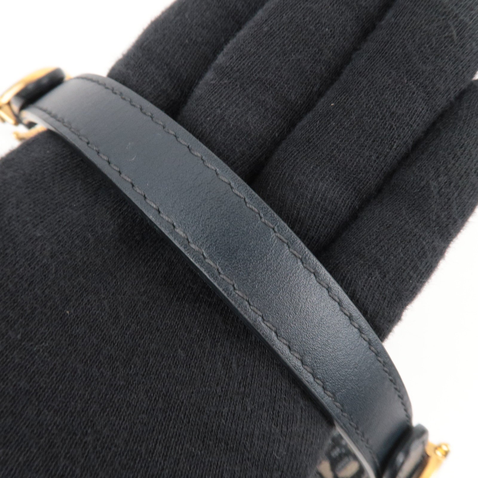 Christian Dior Oblique Trotter Mini Saddle Bag Navy