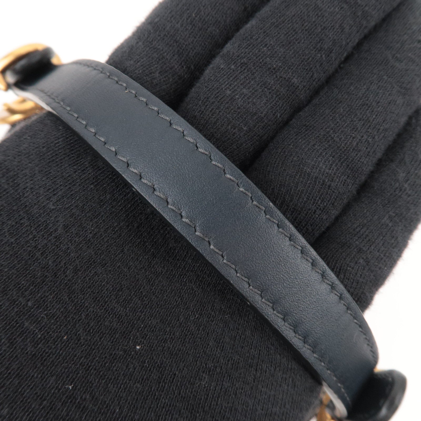 Christian Dior Oblique Trotter Mini Saddle Bag Navy