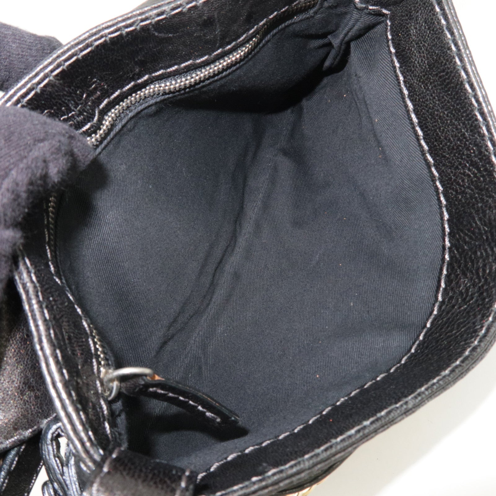 Chloe Capsule Paddington Small Leather Shoulder Bag Black