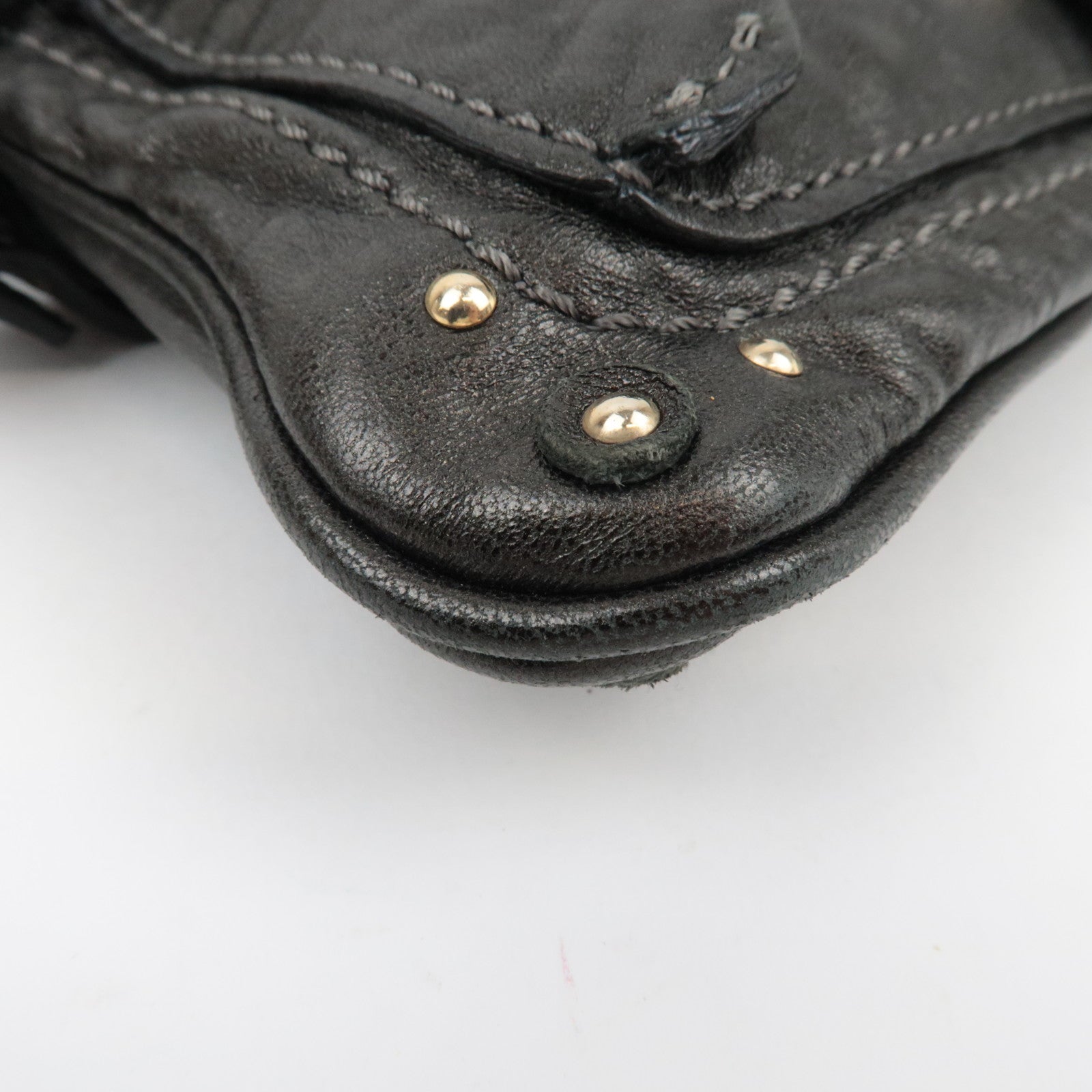 Chloe Capsule Paddington Small Leather Shoulder Bag Black