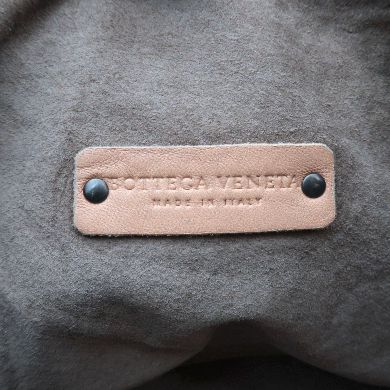 BOTTEGA VENETA Intrecciato Leather Shoulder Bag Beige