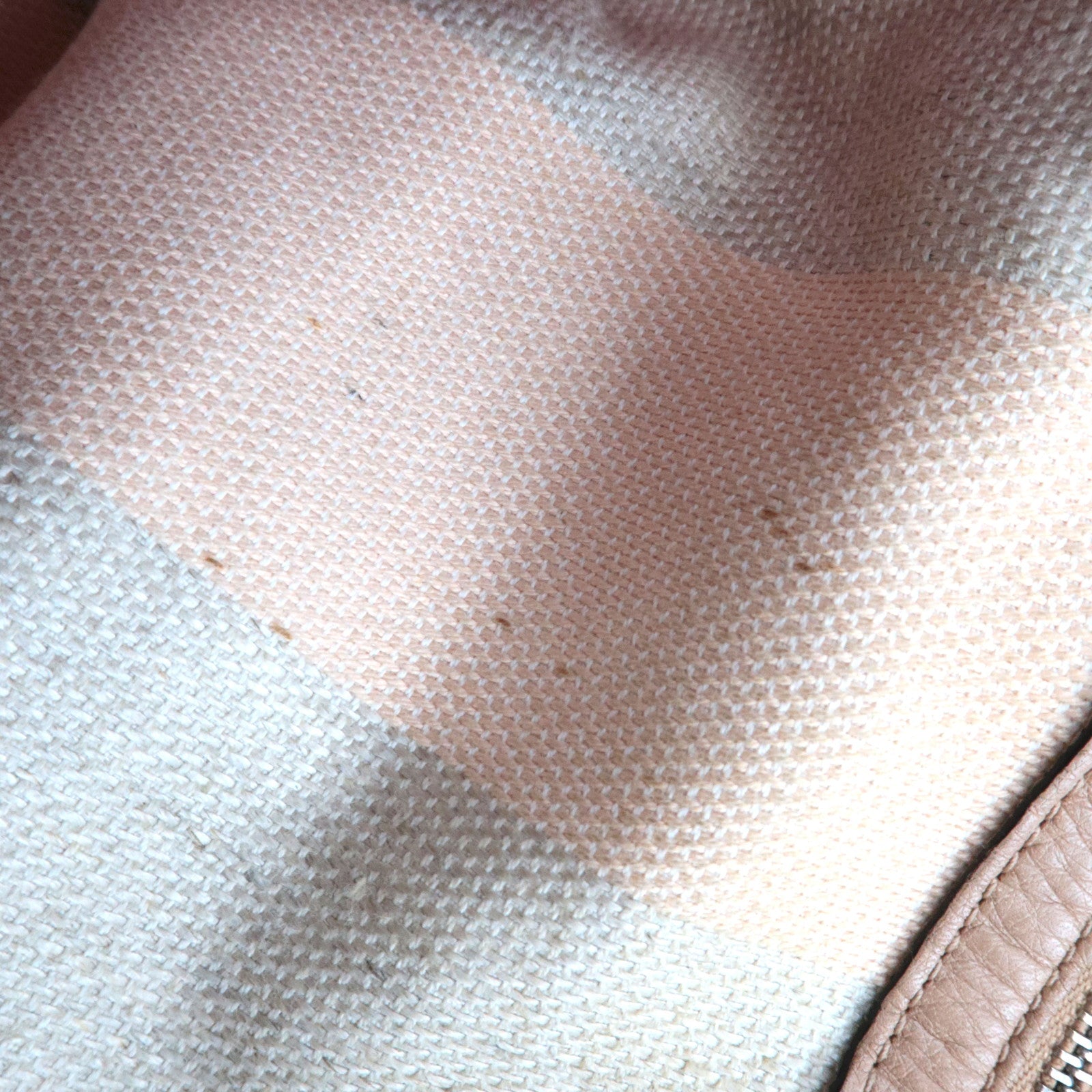 GUCCI Bamboo Daily 2Way Leather Handbag Beige 392013