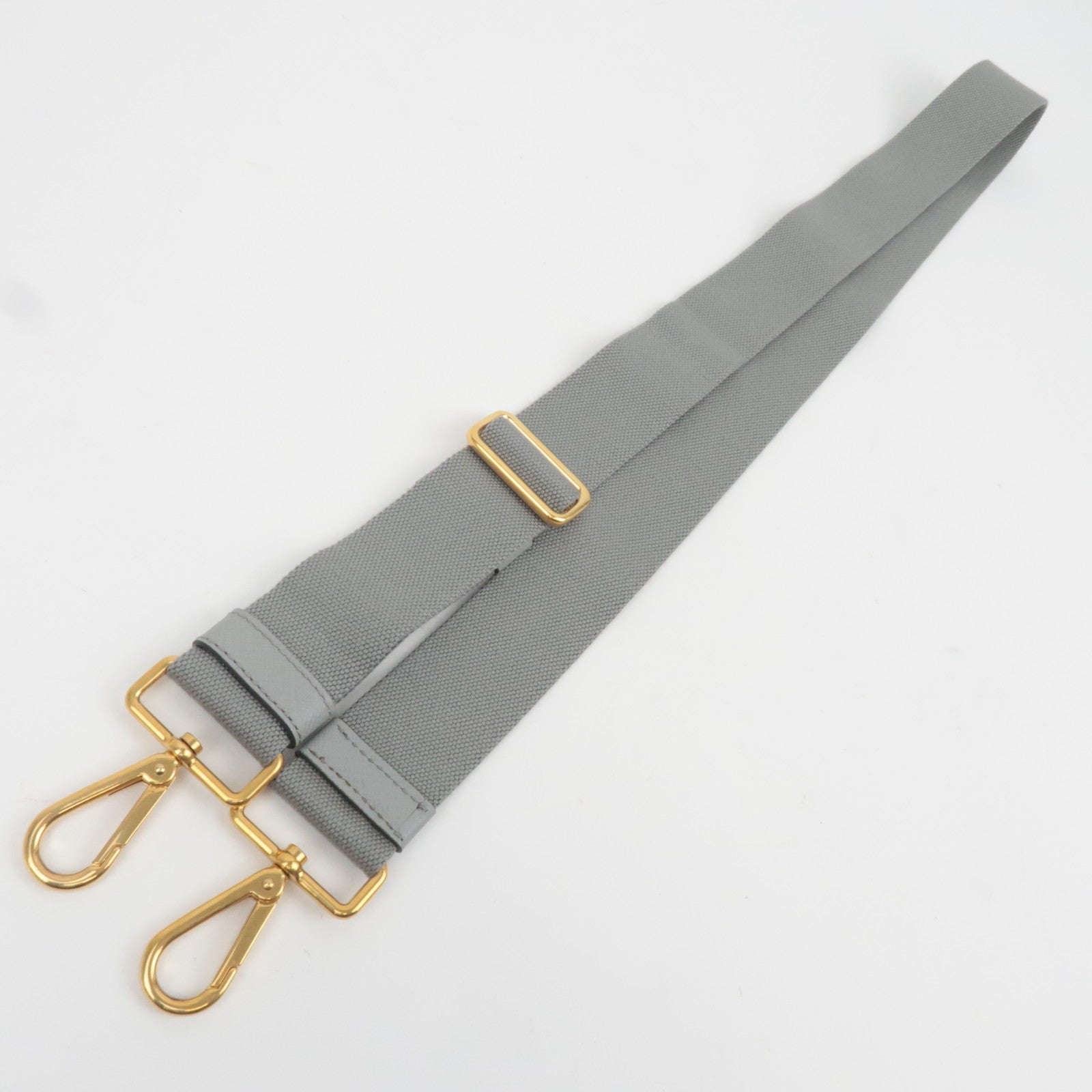 PRADA Canapa Mini 2Way Denim Tote Bag White 1BG439