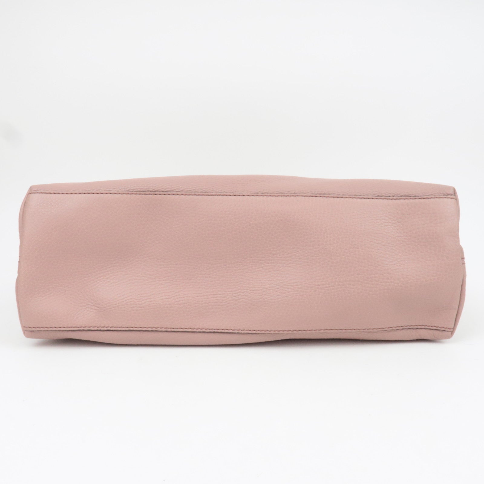 GUCCI Soho Interlocking G Leather Chain Shoulder Bag Pink 308982