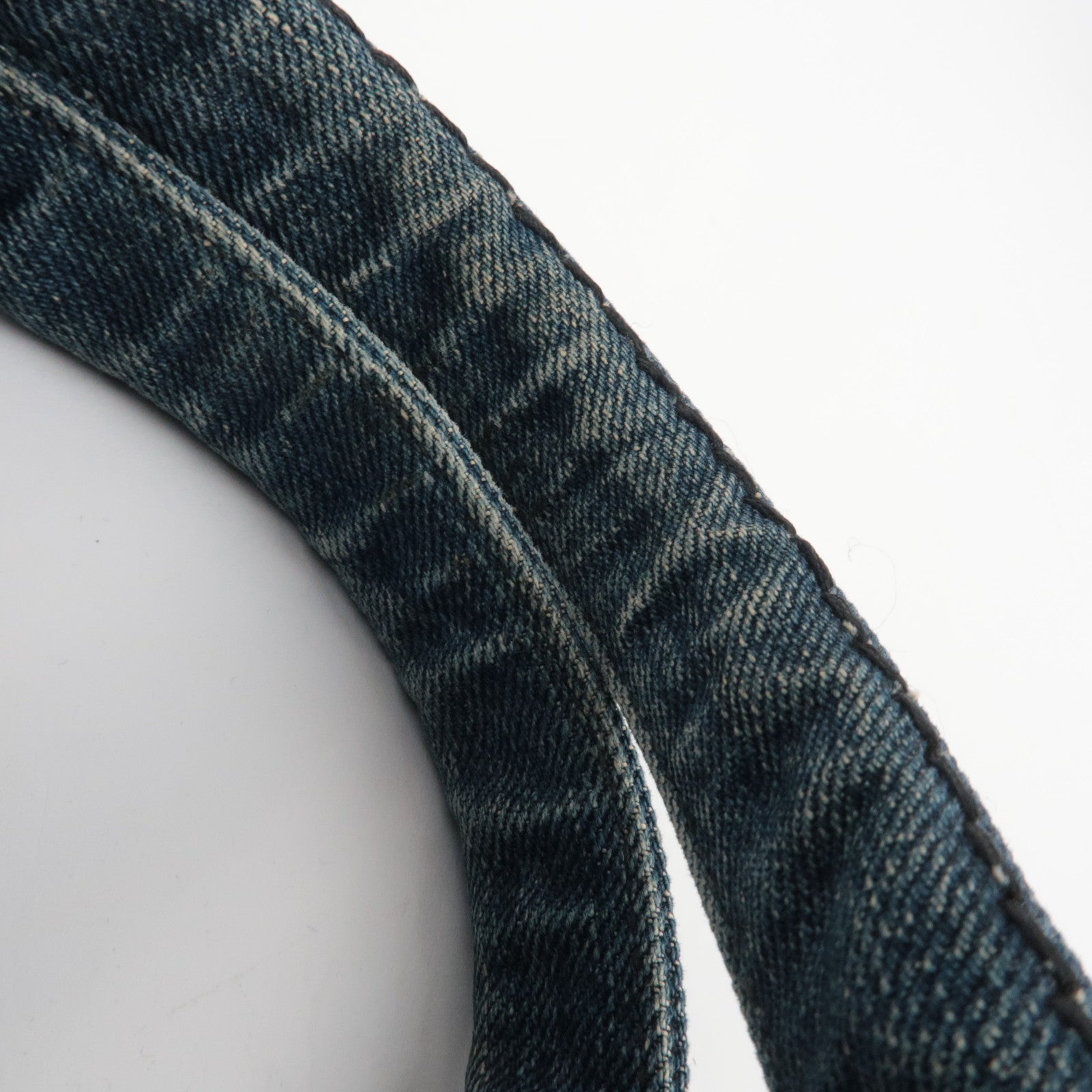 PRADA Canapa Medium Denim Tote Bag Blue B1877B