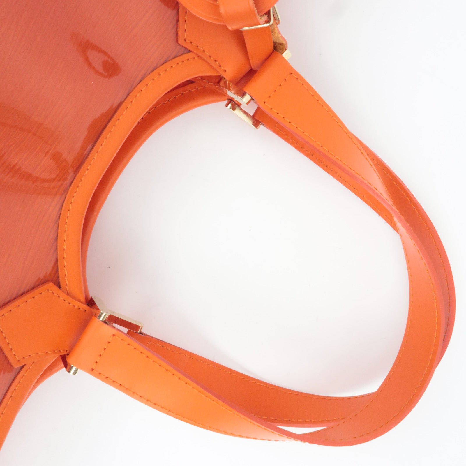 Louis Vuitton Epi Plage Lagoon Bay Tote Bag Vinyl Leather Orange M92264