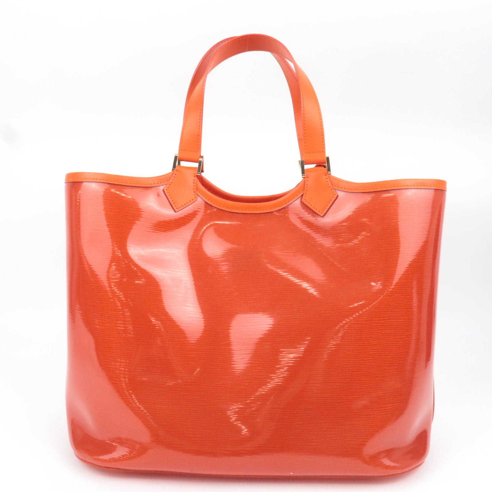 Louis Vuitton Epi Plage Lagoon Bay Tote Bag Vinyl Leather Orange M92264