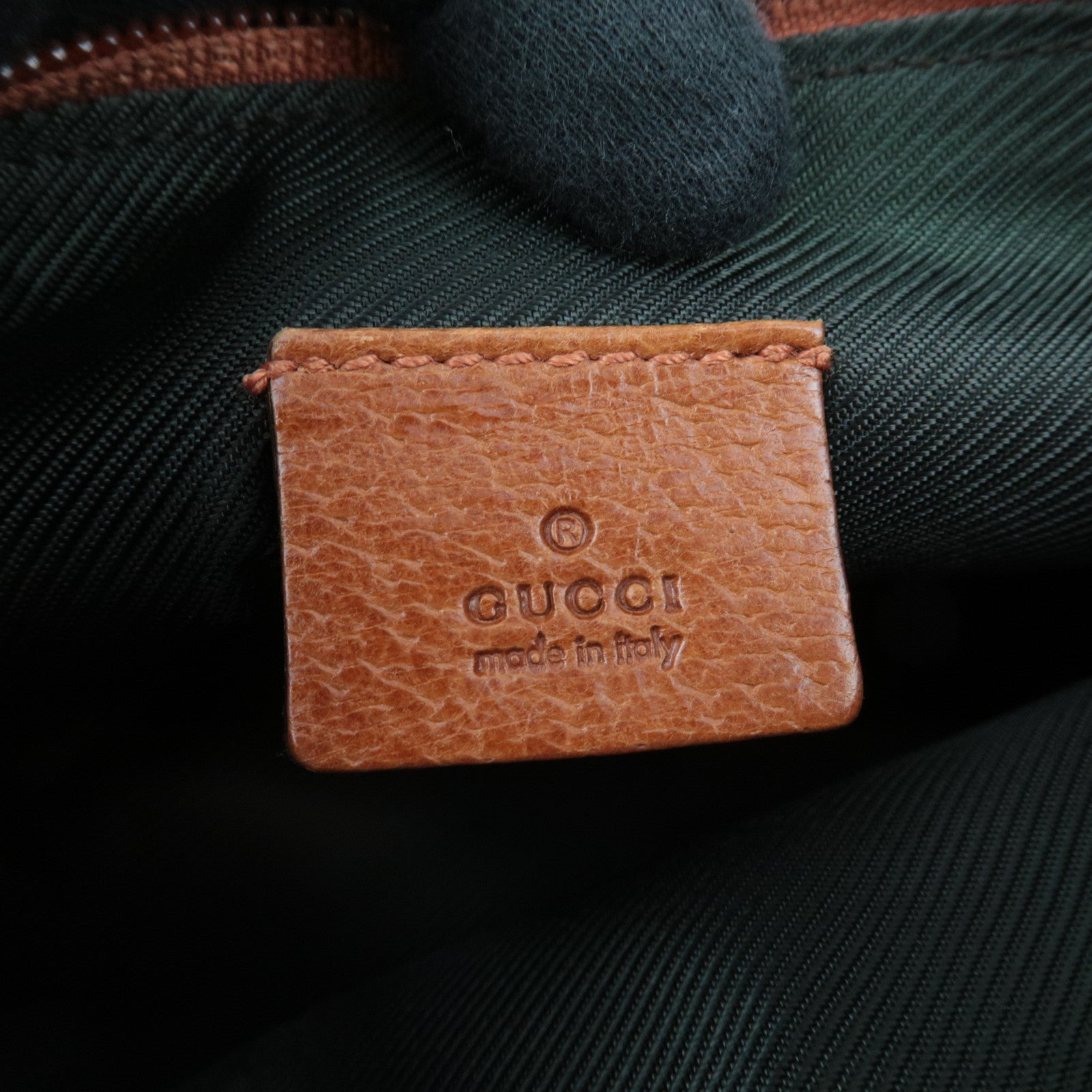 GUCCI Small Shoulder Bag GG Canvas Leather Beige 103399