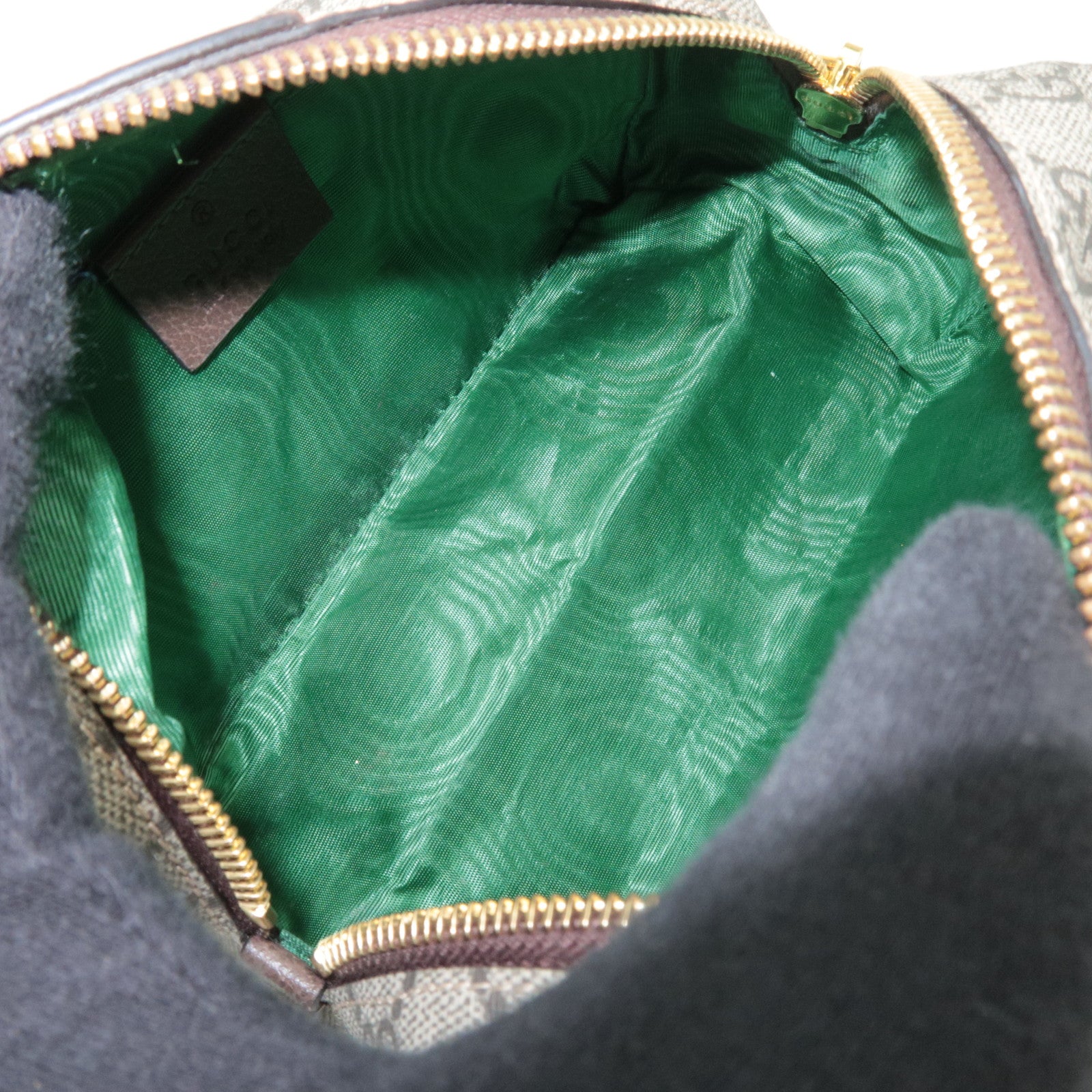 GUCCI Ophidia Cosmetic Pouch GG Supreme Leather Beige 548393