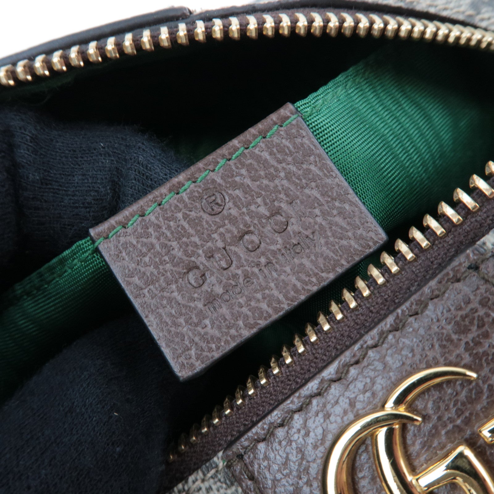 GUCCI Ophidia Cosmetic Pouch GG Supreme Leather Beige 548393