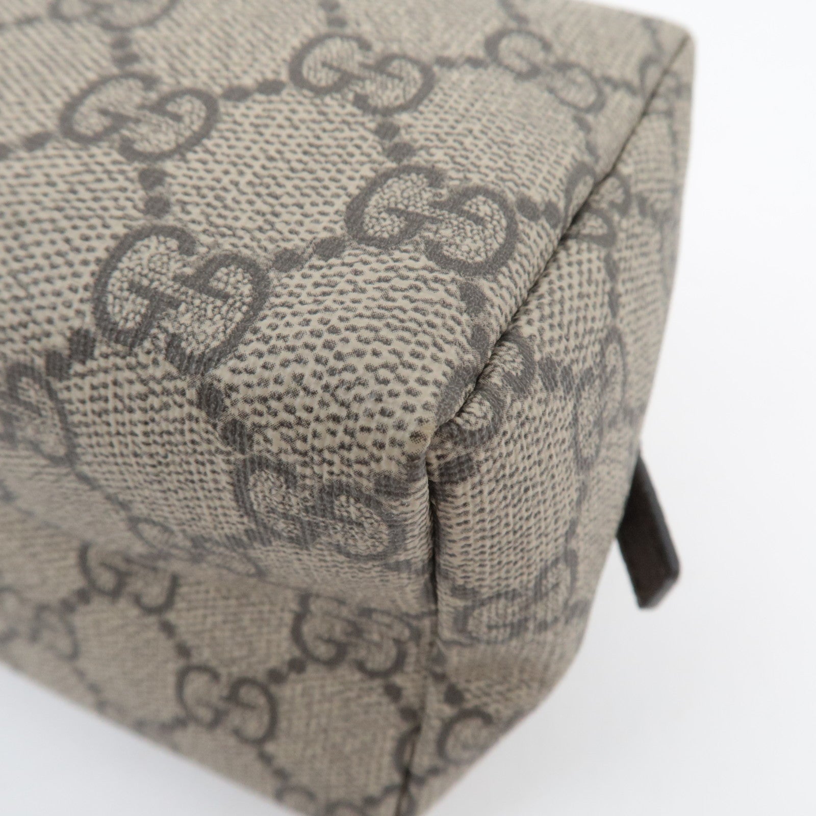 GUCCI Ophidia Cosmetic Pouch GG Supreme Leather Beige 548393