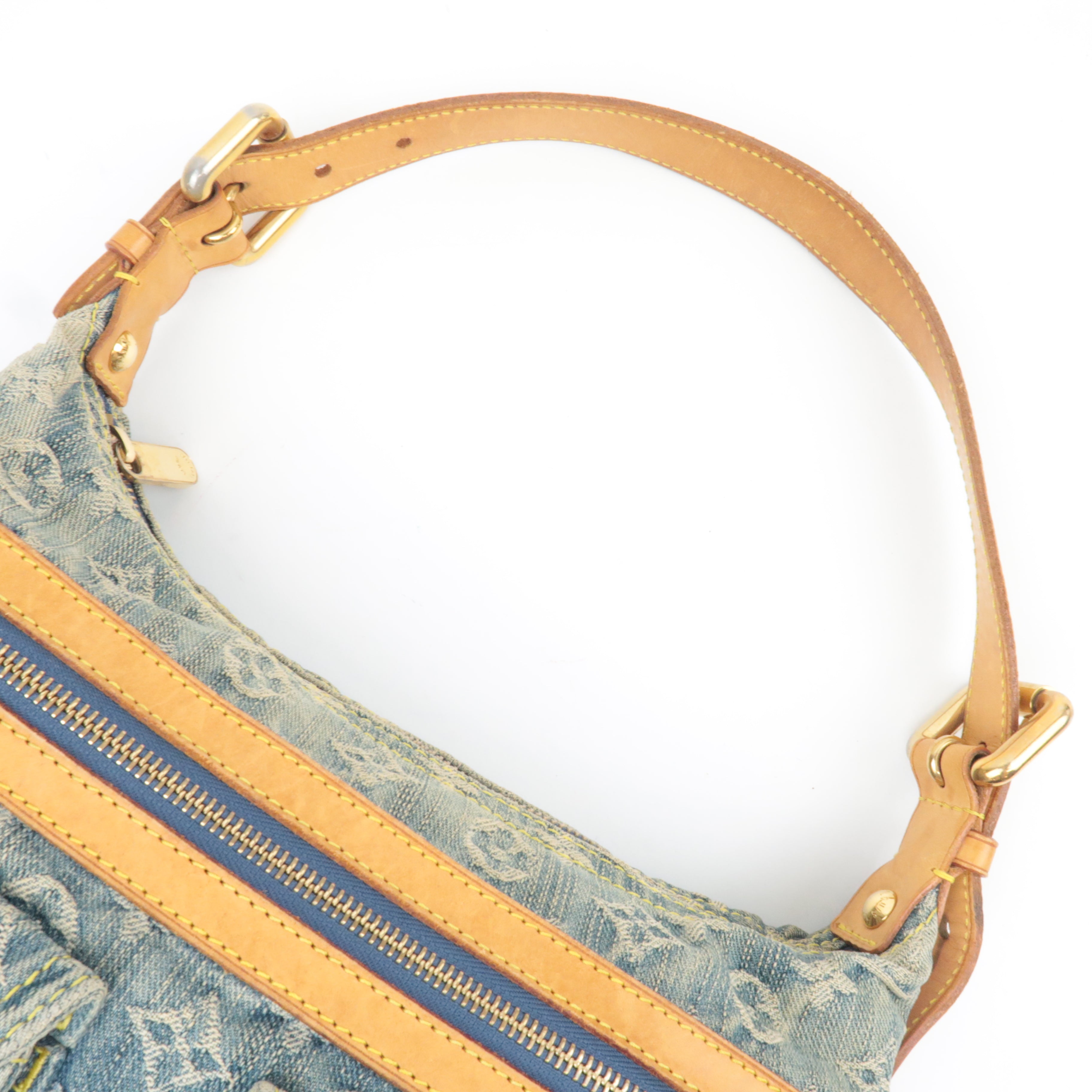 Louis Vuitton Monogram Denim Baggy PM Shoulder Bag M95049